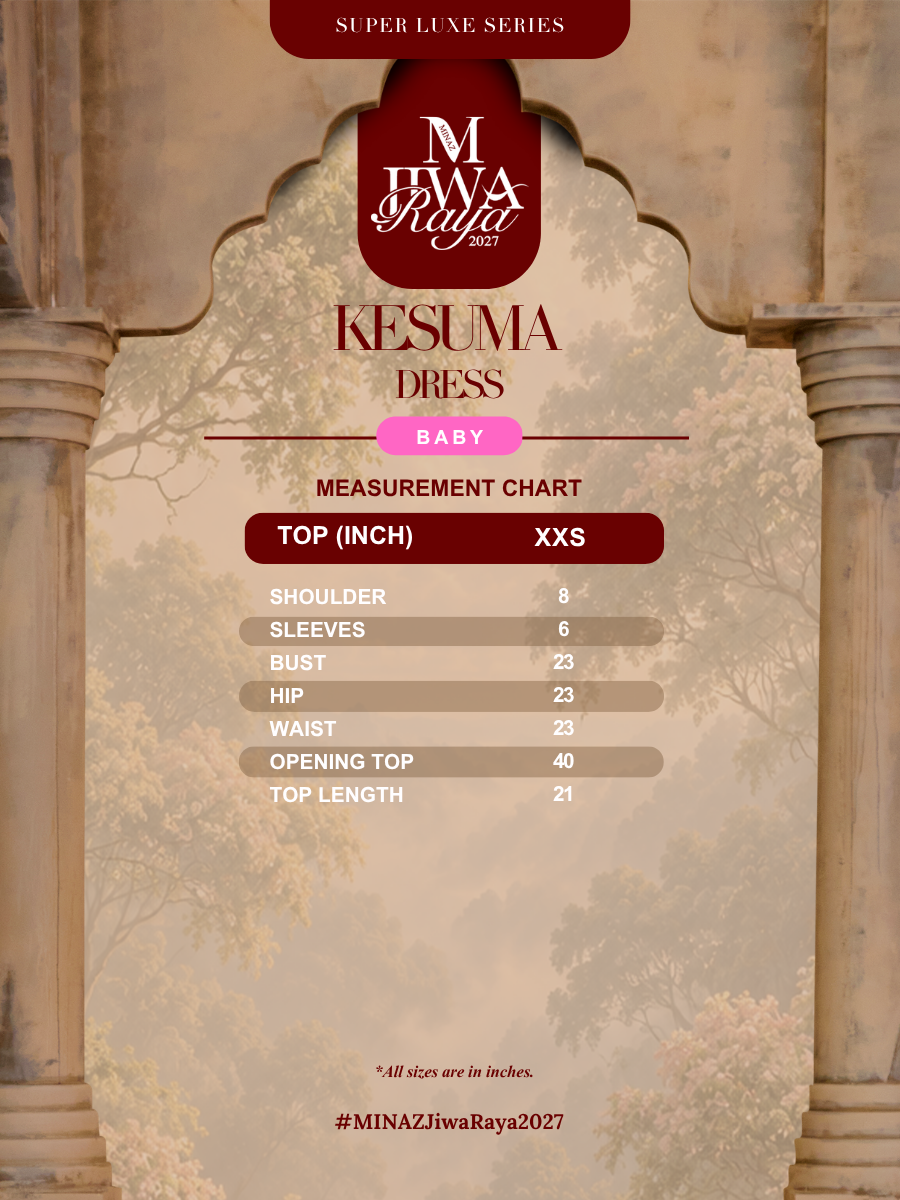 KESUMA SERIES | KESUMA NADEERA BABY DRESS - OLIVE