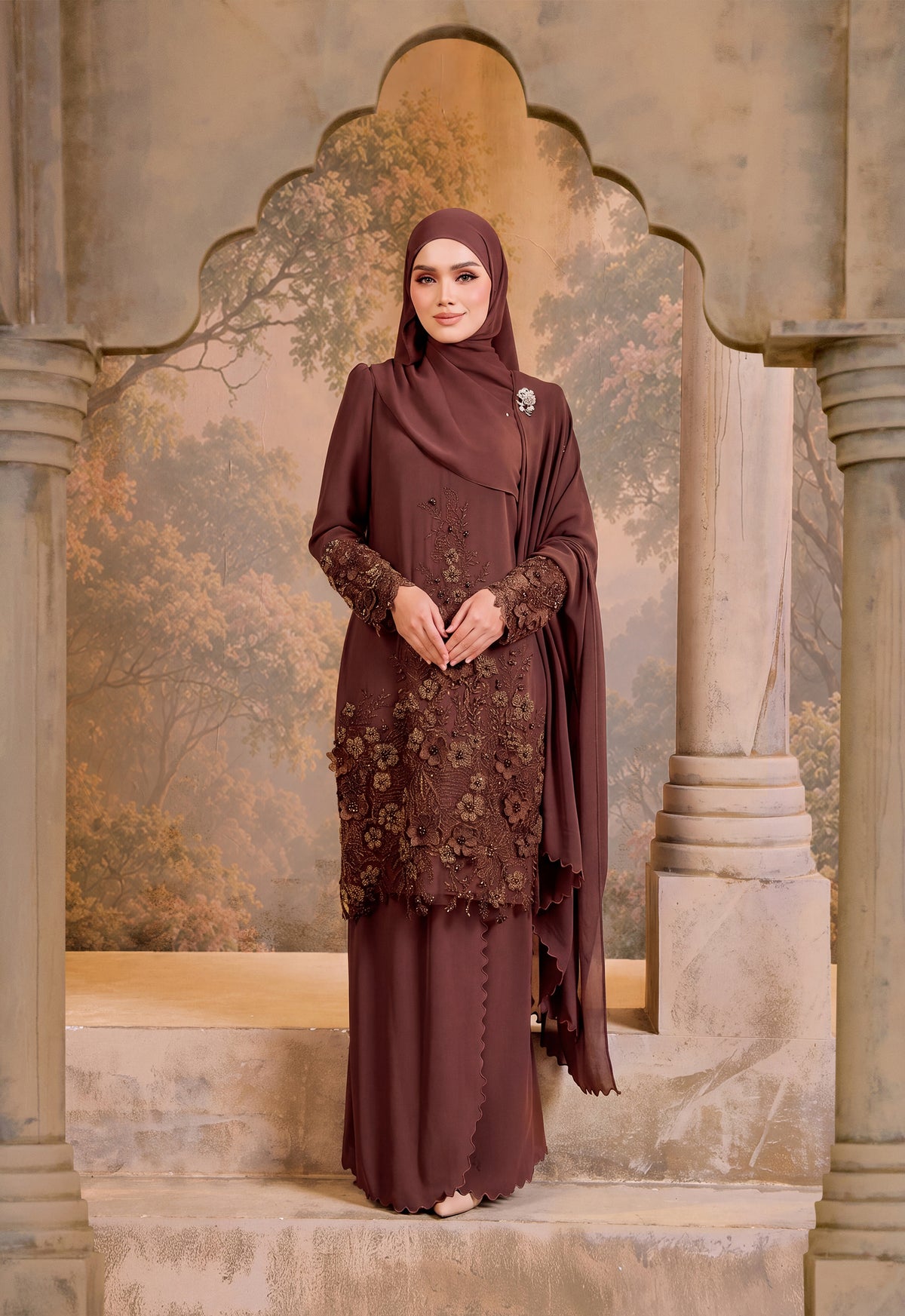 BESPOKE SERIES | KIRANA KURUNG - MAHOGANY