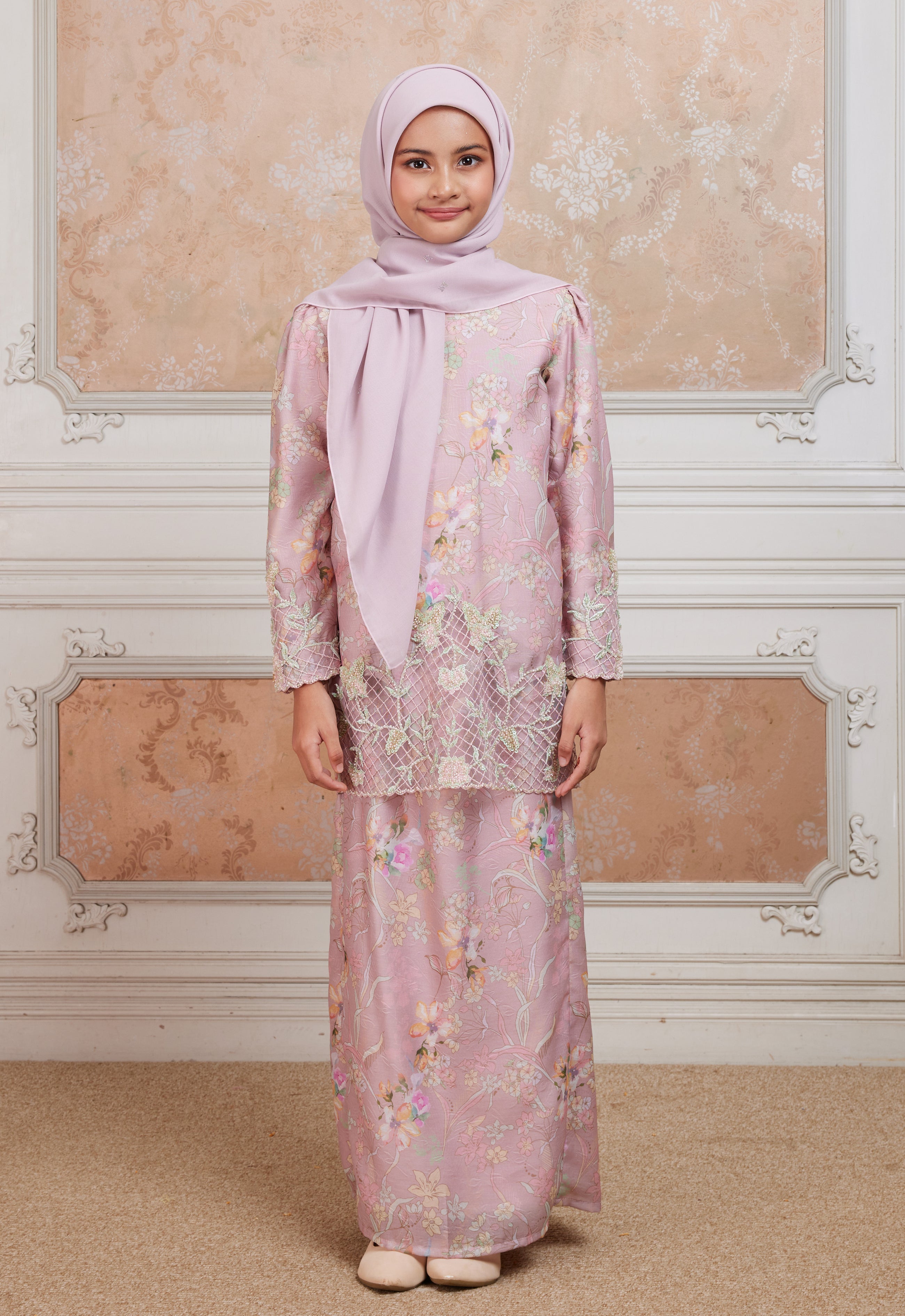 KIDS KURUNG MELIA - MERAH JAMBU