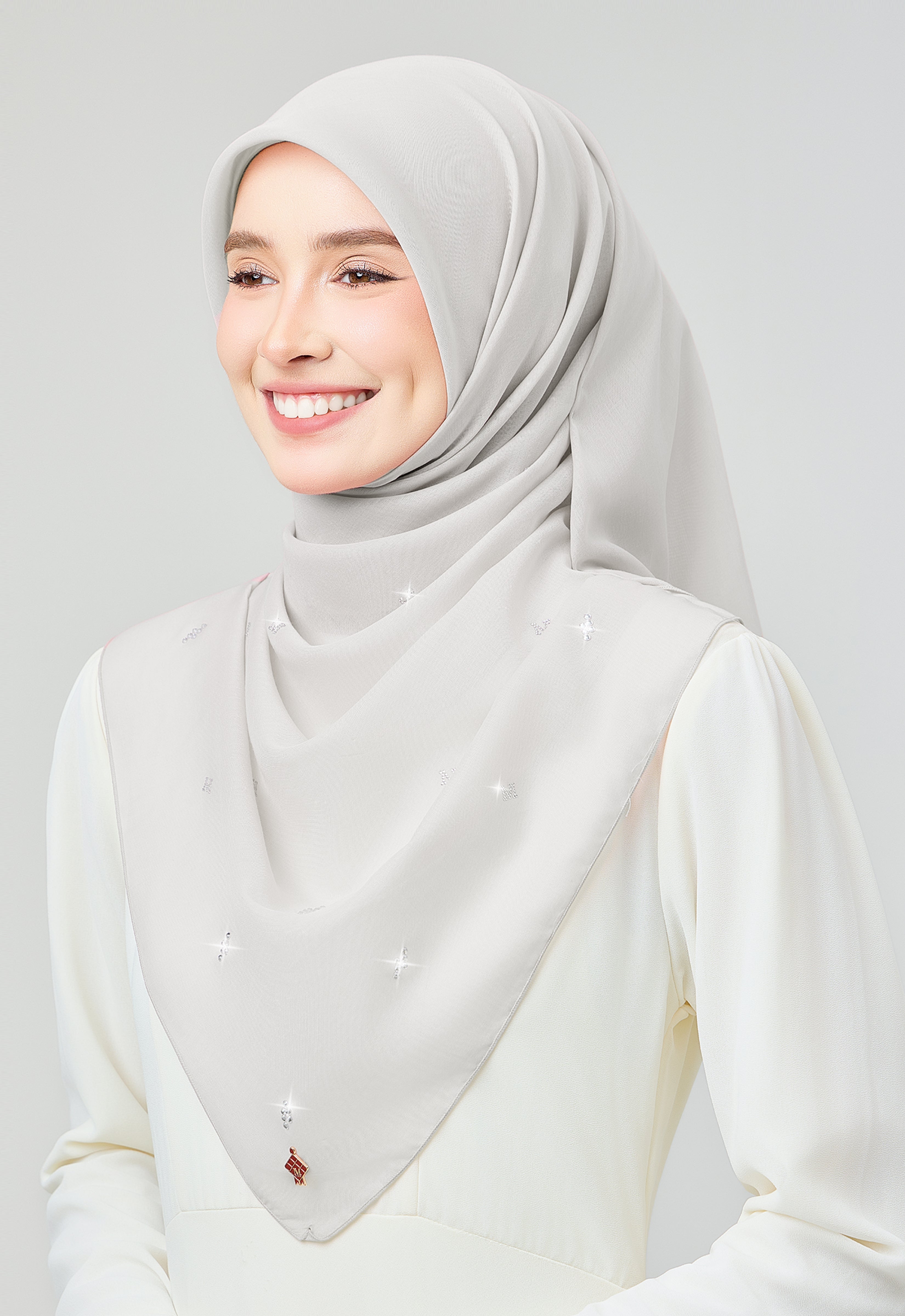 SETULUS RAYA PLAIN STONE - LIGHT GRAY