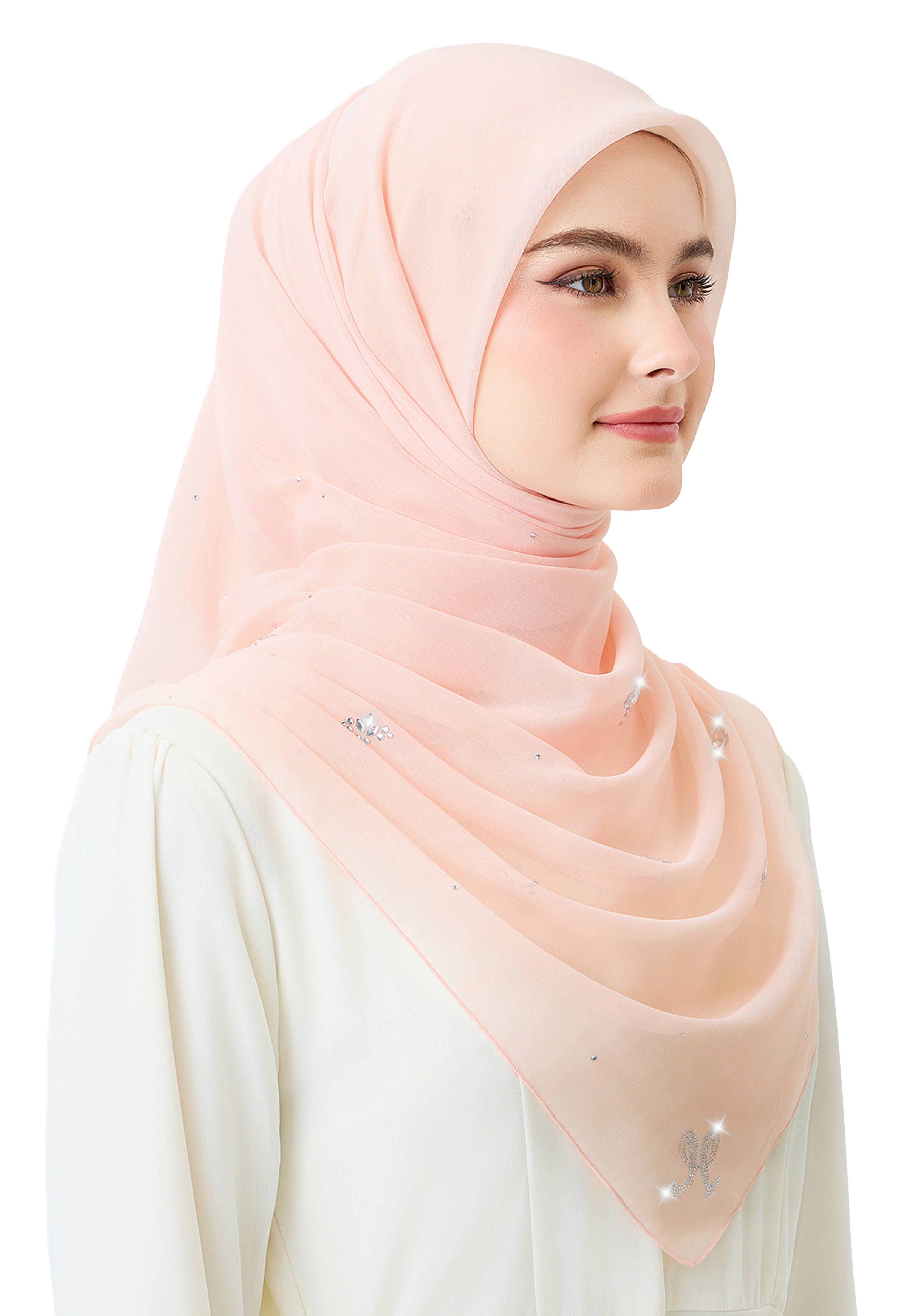 Lavender Plain Stone - Light Peach
