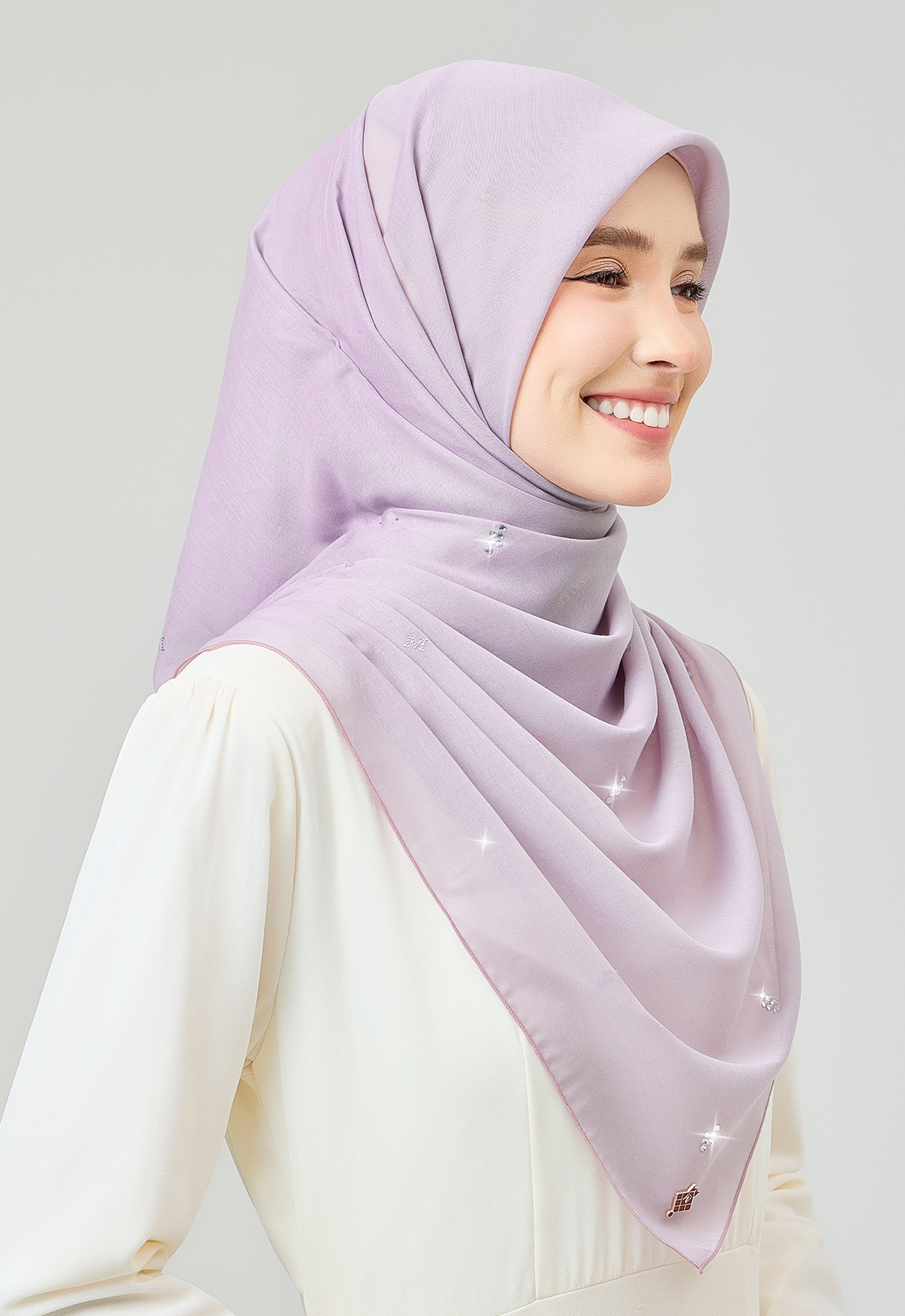 SETULUS RAYA PLAIN STONE - LIGHT PURPLE