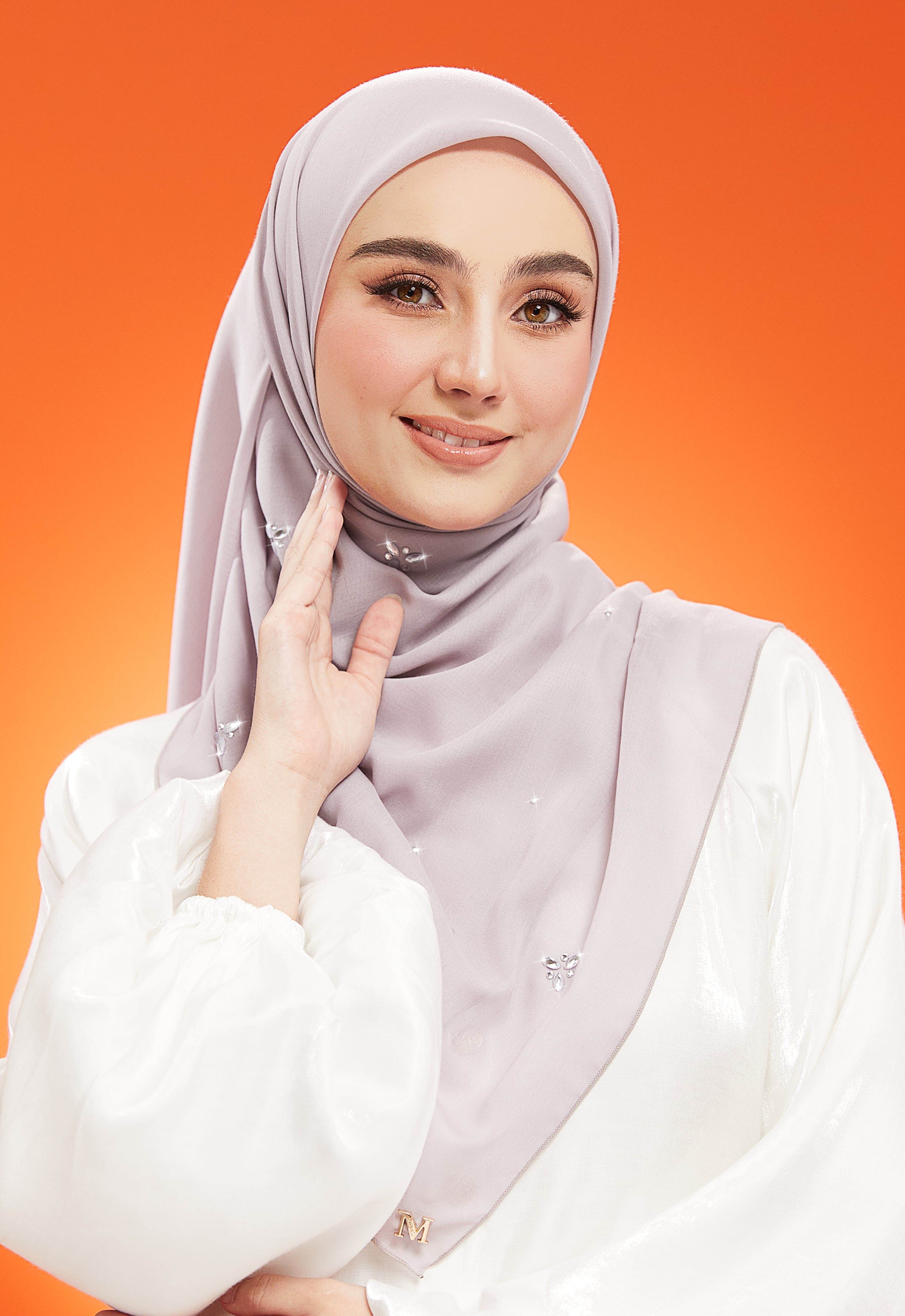 IRIS PLAIN STONE BAWAL - LIGHT PURPLE