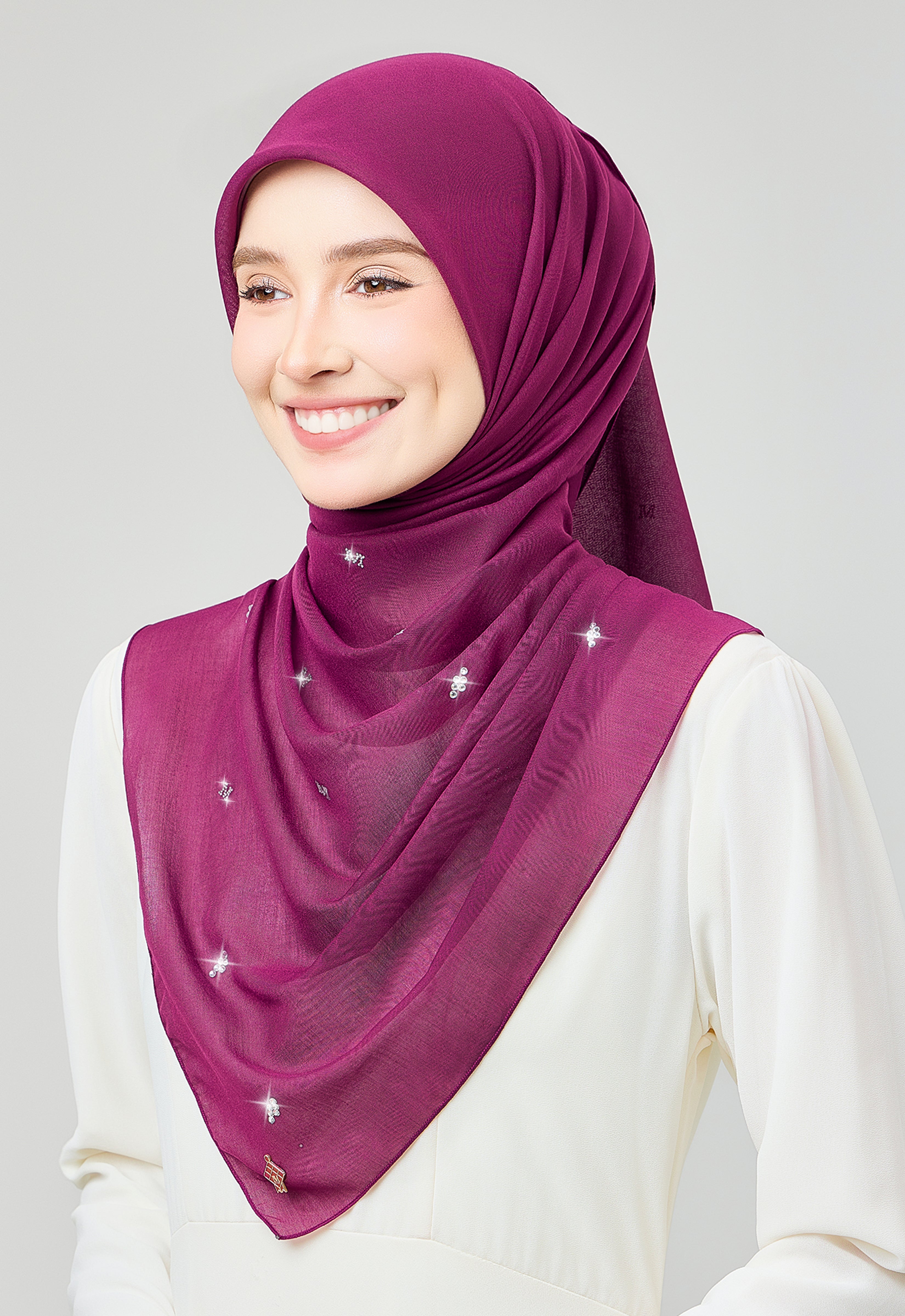 SETULUS RAYA PLAIN STONE - MAGENTA
