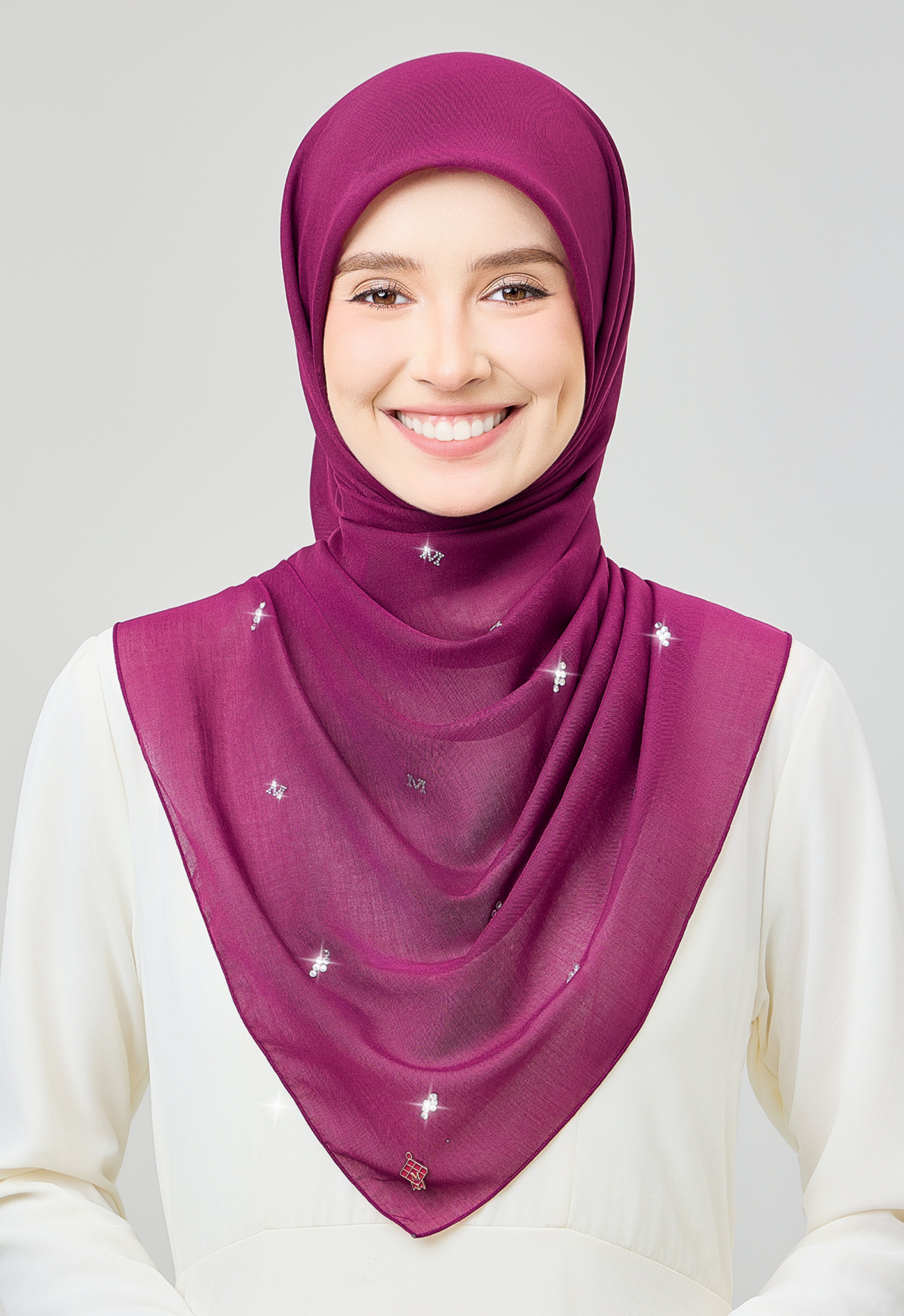 SETULUS RAYA PLAIN STONE - MAGENTA