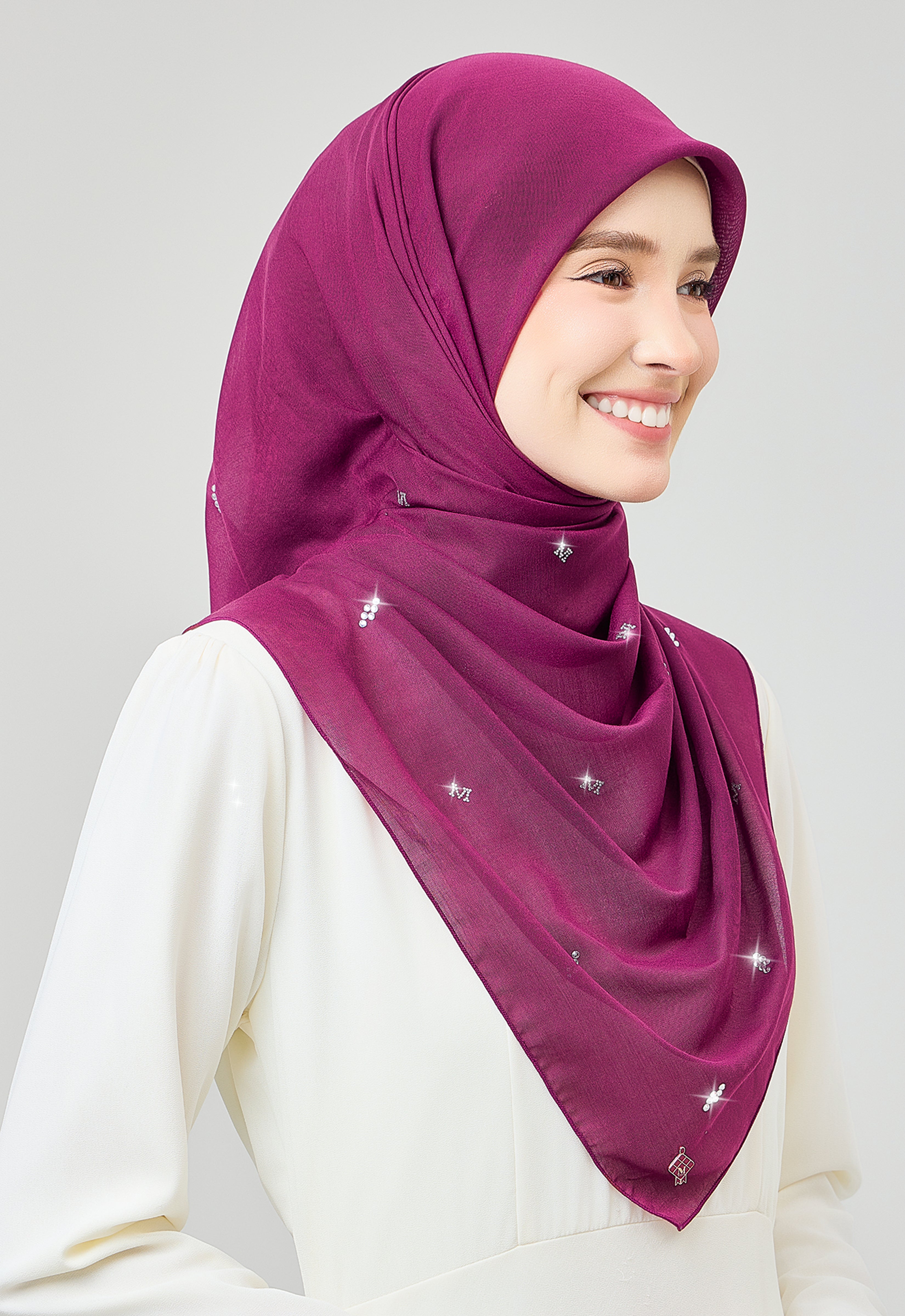 SETULUS RAYA PLAIN STONE - MAGENTA