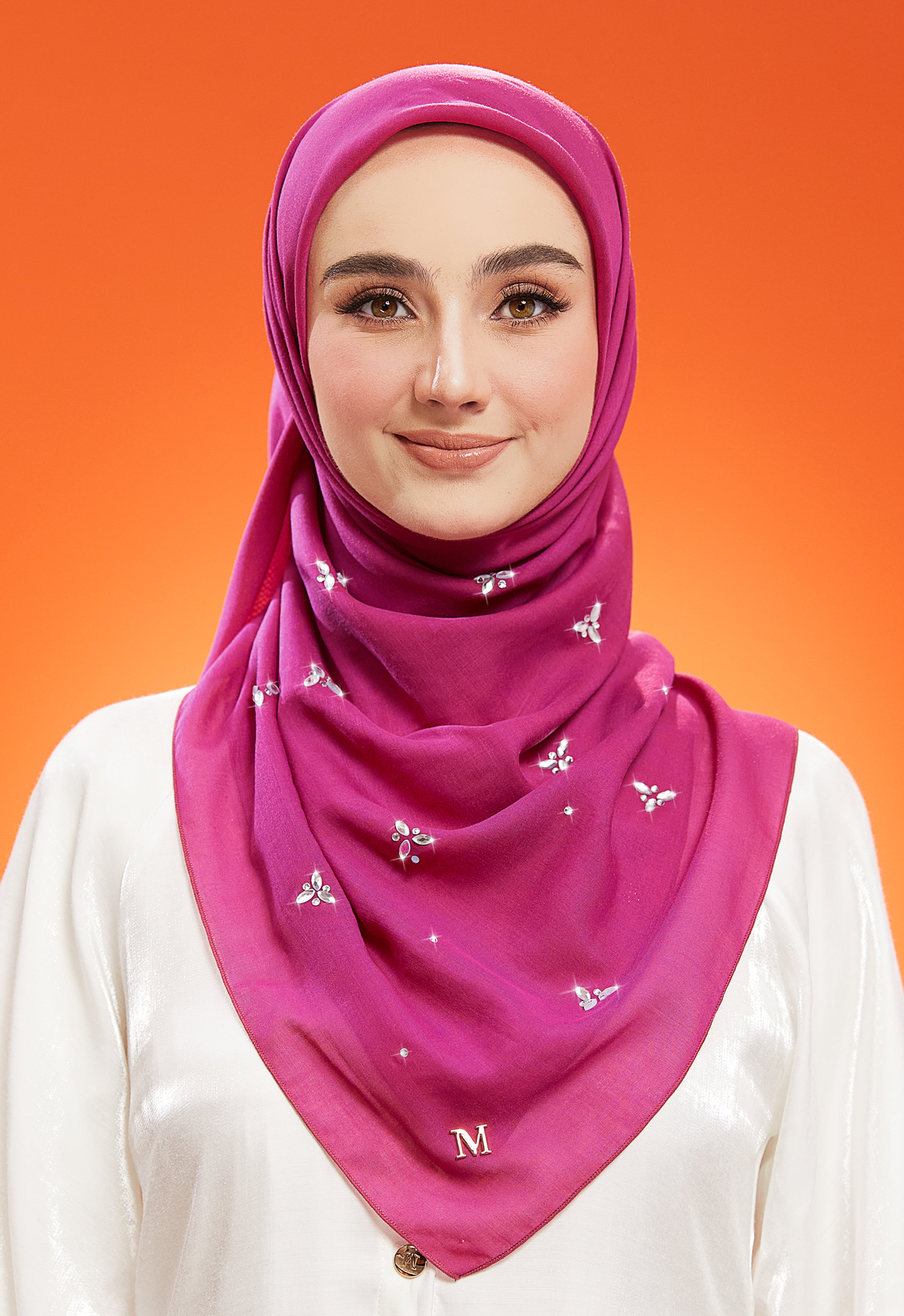 IRIS PLAIN STONE BAWAL - MAGENTA