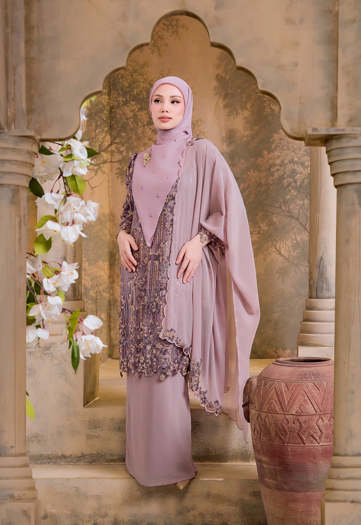 BESPOKE SERIES | MAHSURi KURUNG (KURUNG RIAW)  - DUSTY PURPLE