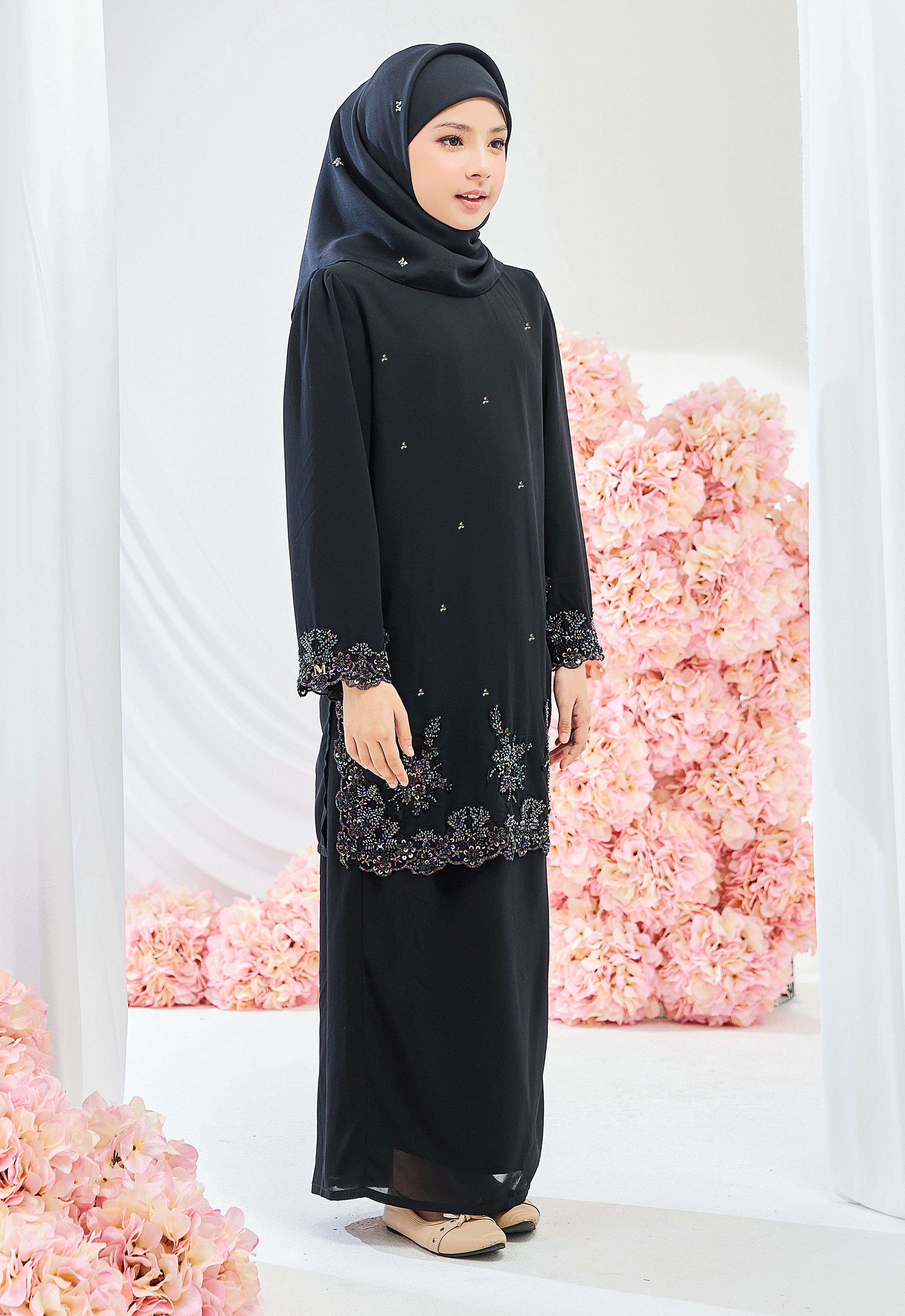 KIDS MANOHARA KURUNG - BLACK