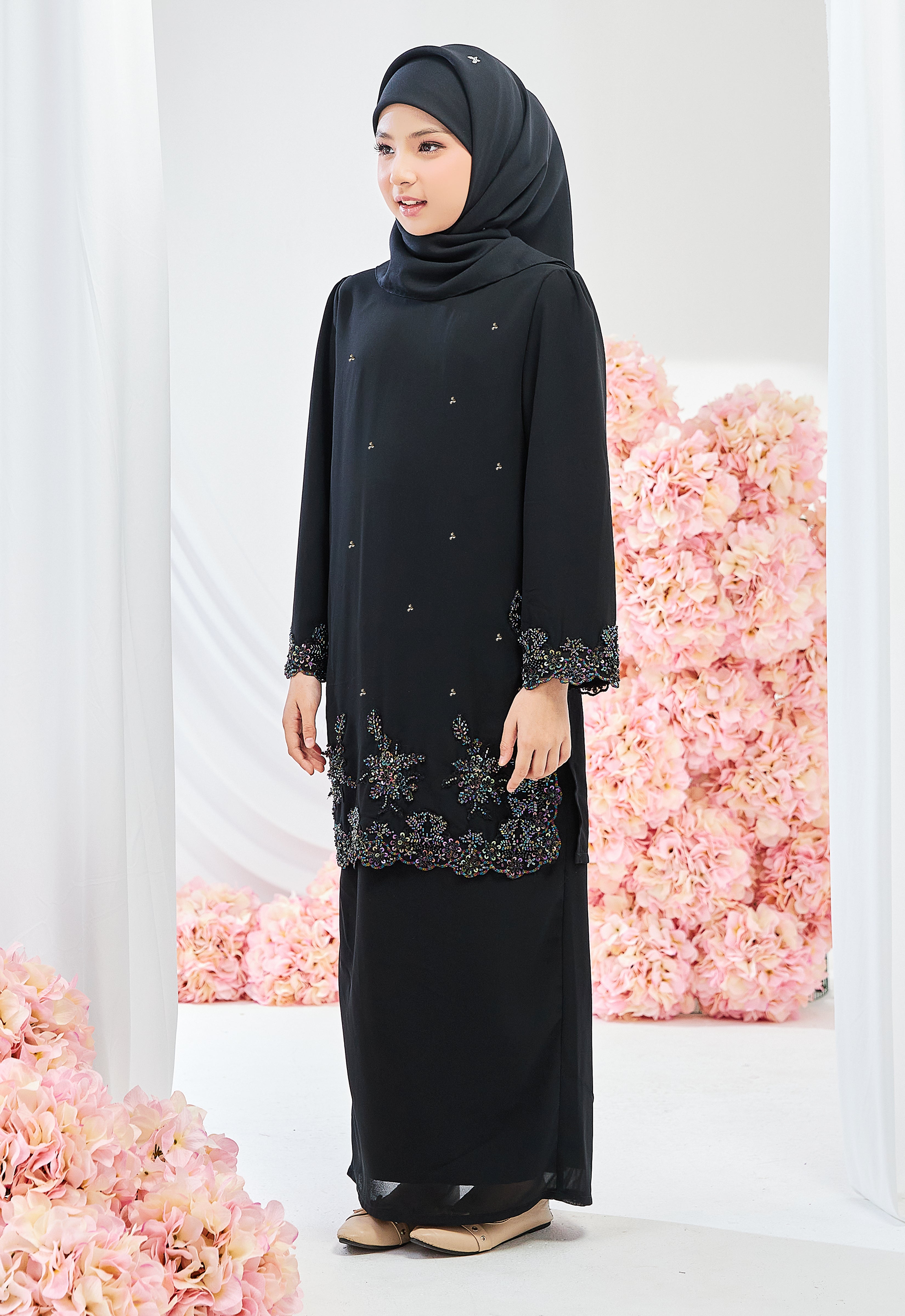 KIDS MANOHARA KURUNG - BLACK