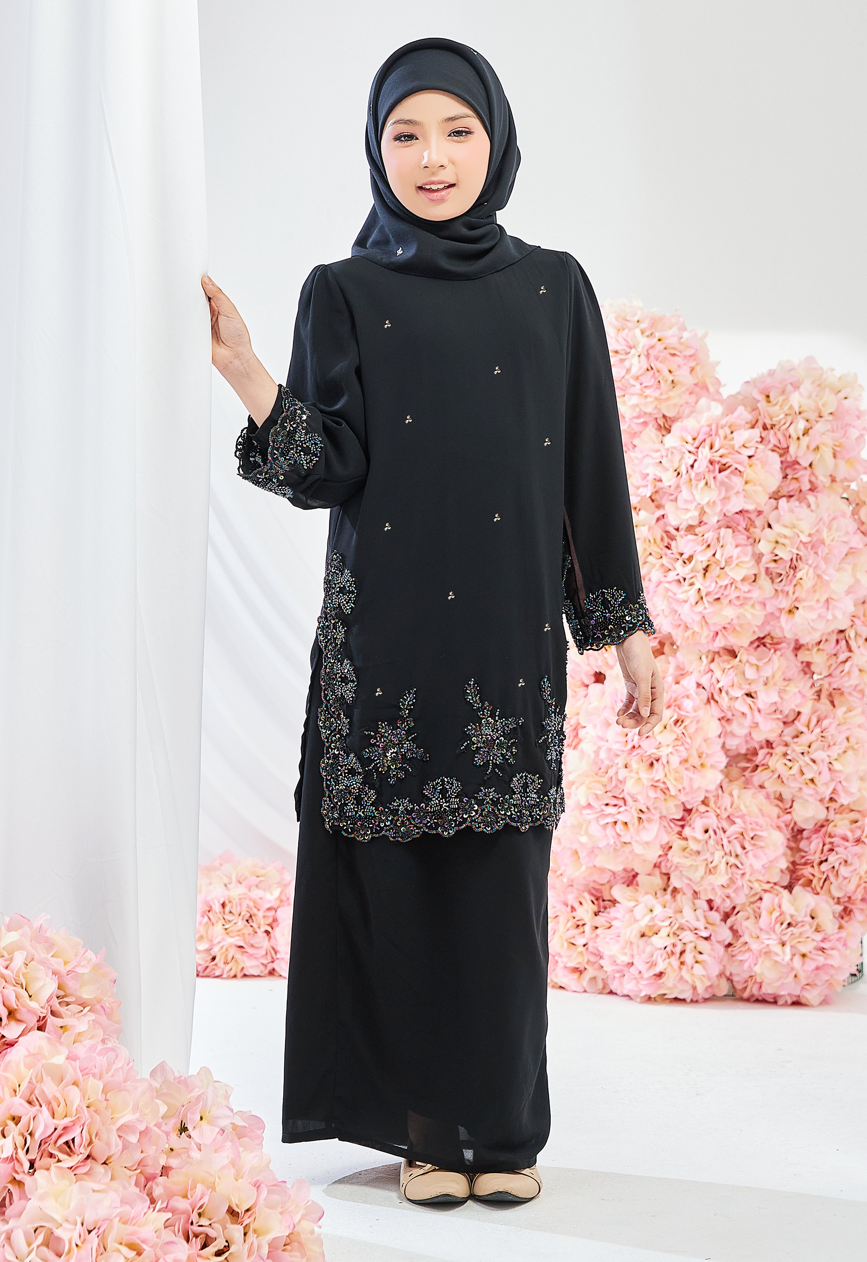 KIDS MANOHARA KURUNG - BLACK