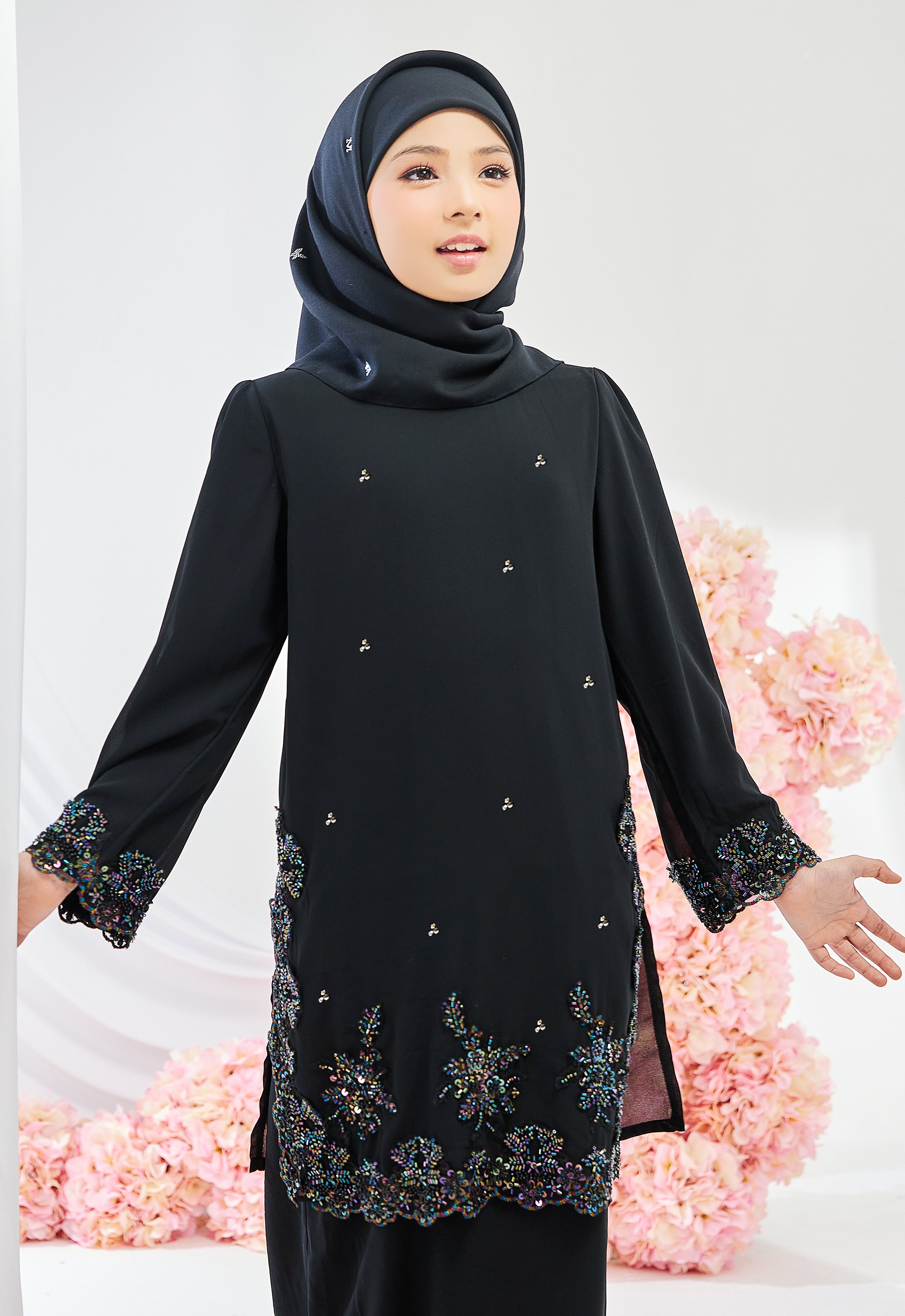 KIDS MANOHARA KURUNG - BLACK