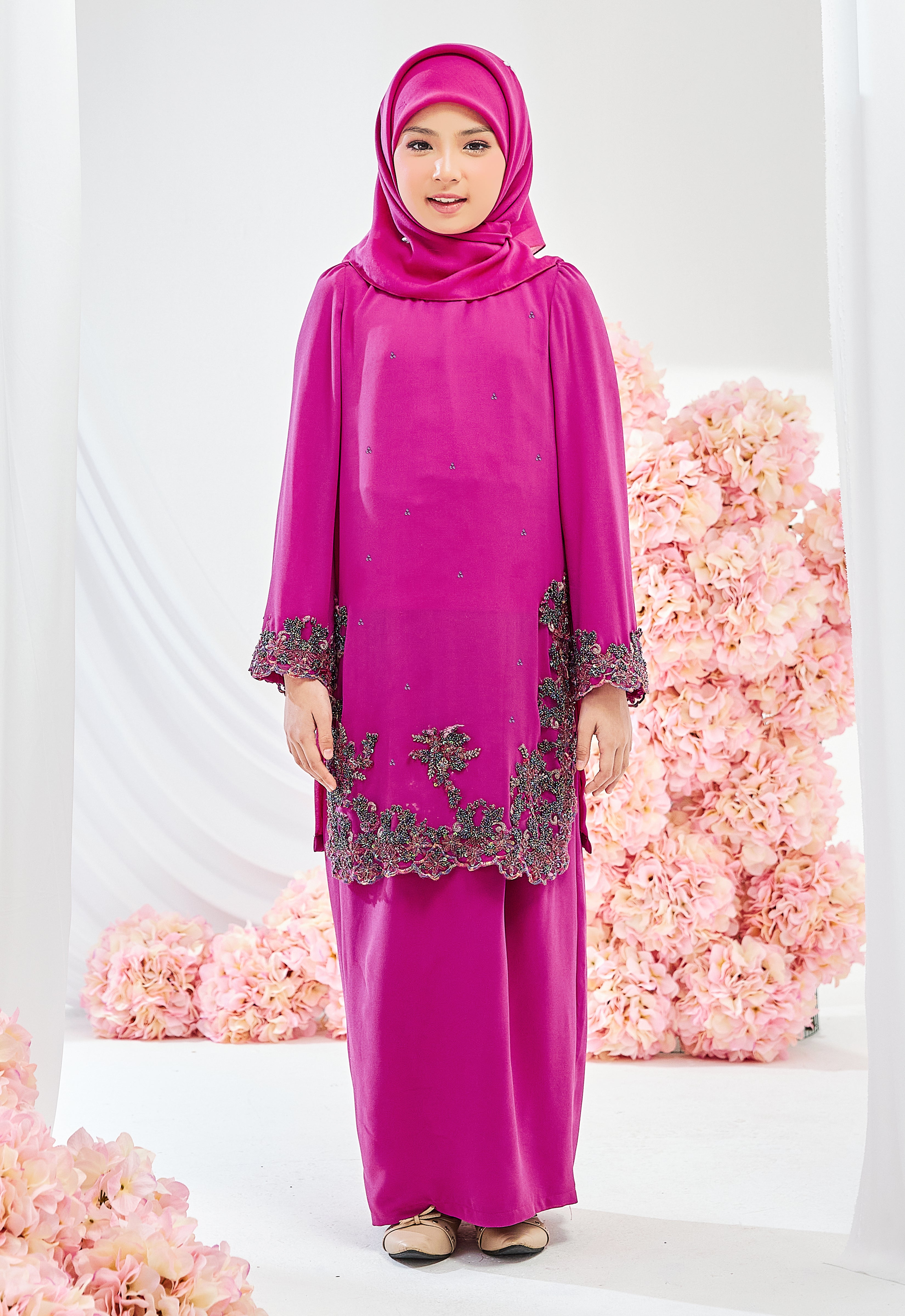 KIDS MANOHARA KURUNG - MAGENTA