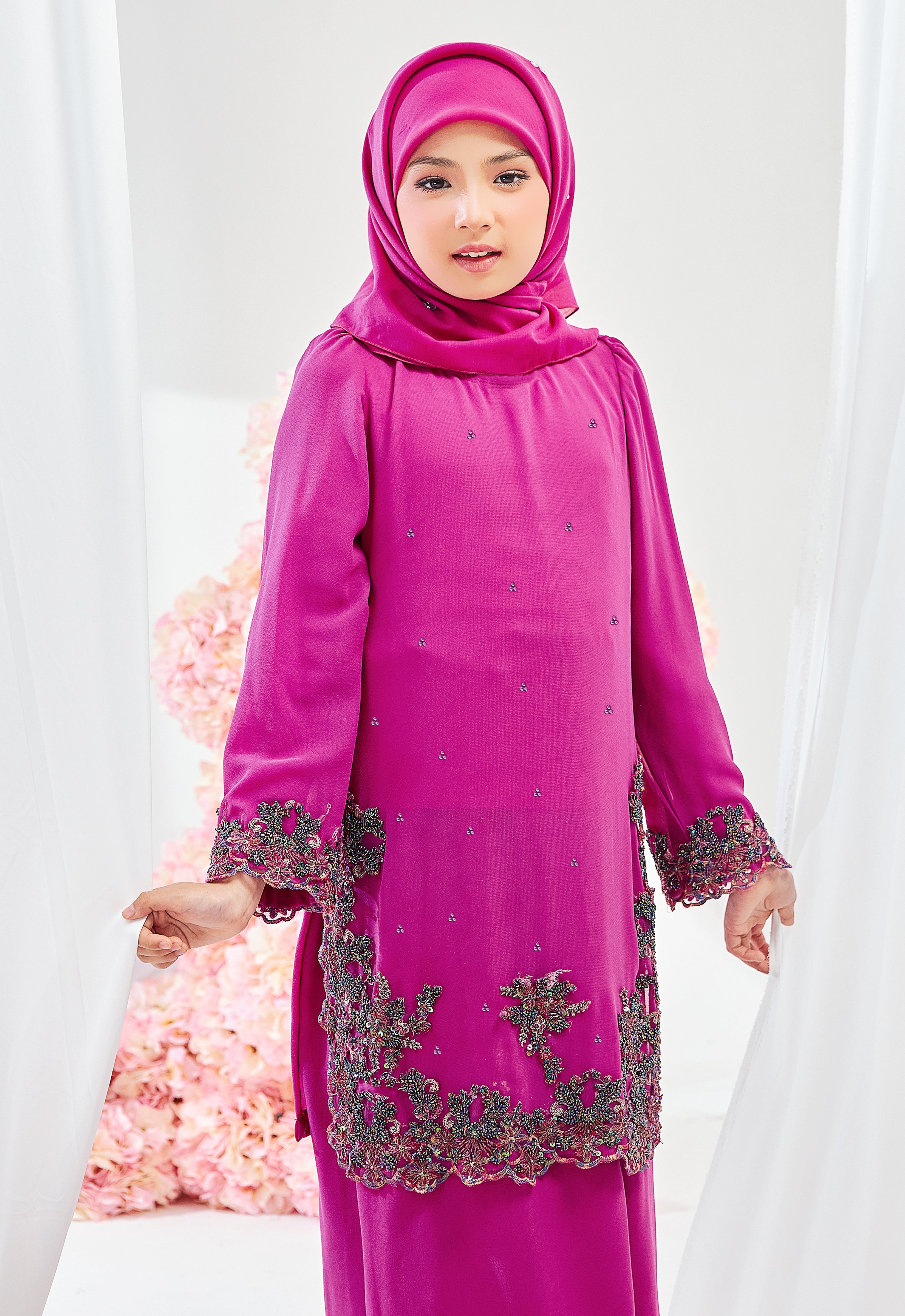 KIDS MANOHARA KURUNG - MAGENTA