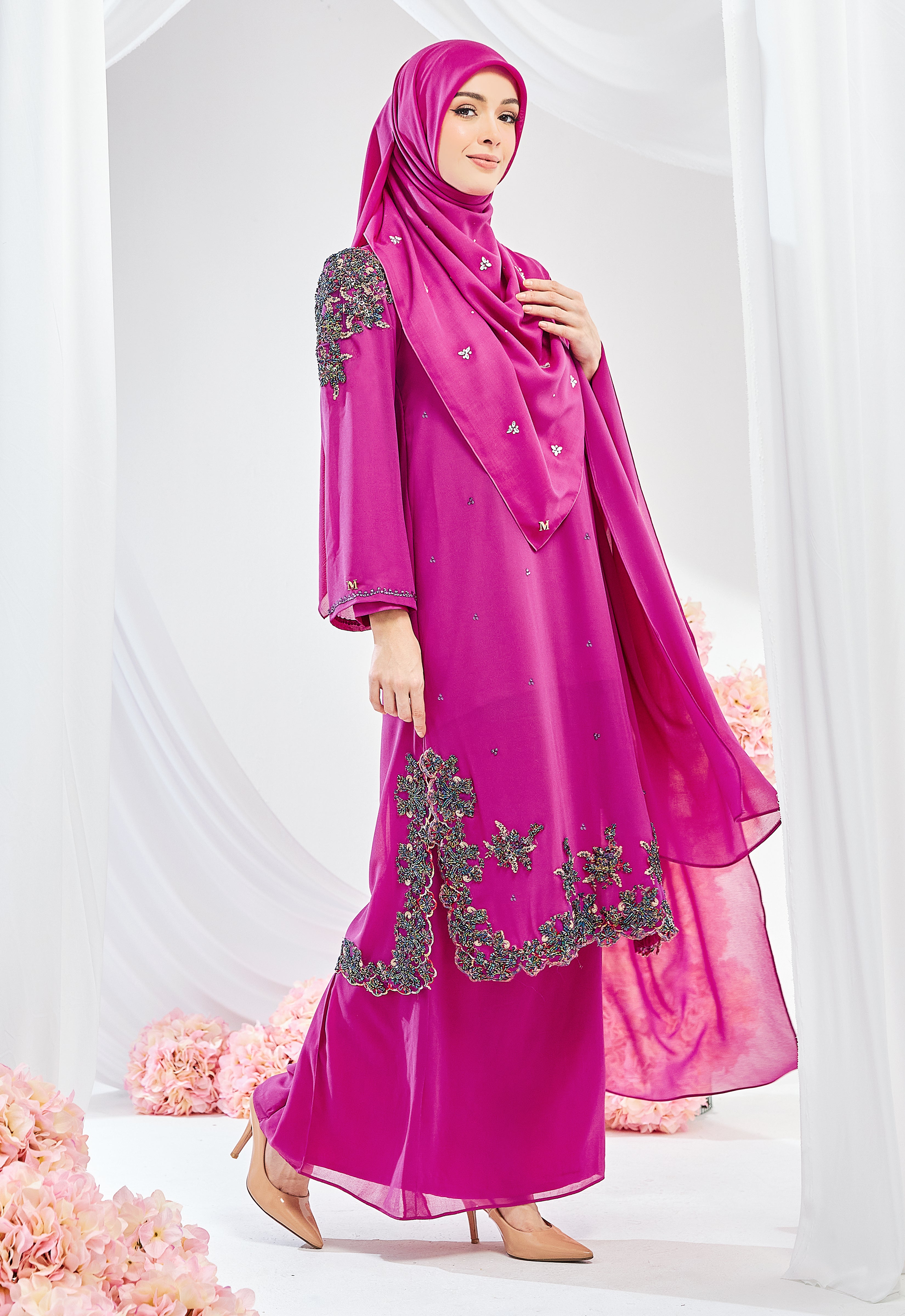 MANOHARA KURUNG - MAGENTA