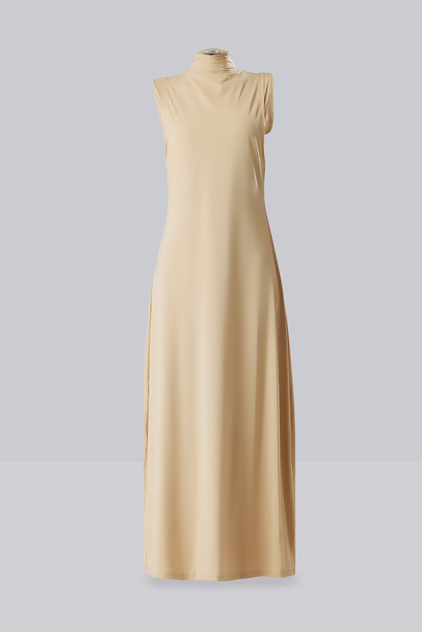 INDAH SLEEVELESS INNER DRESS - NUDE