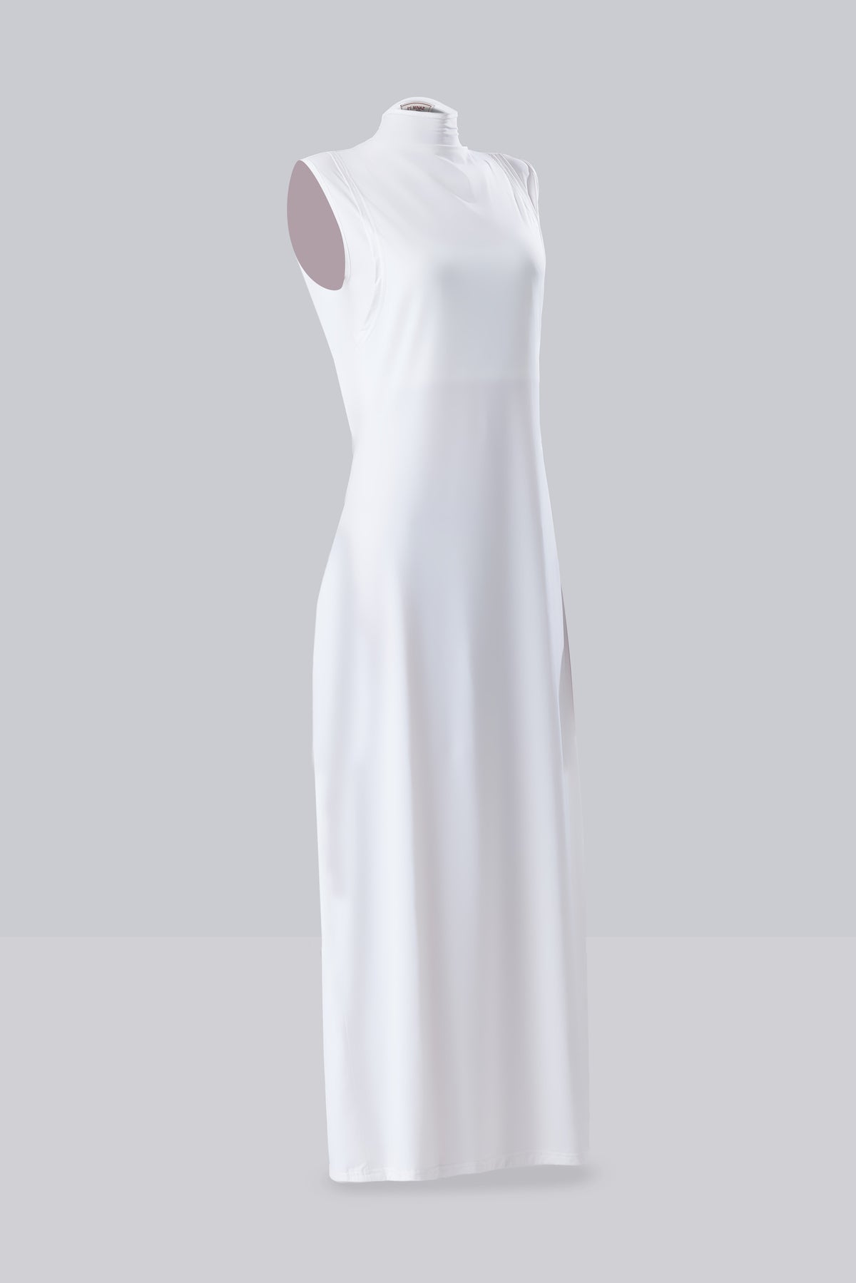 INDAH SLEEVELESS INNER DRESS - OFF WHITE