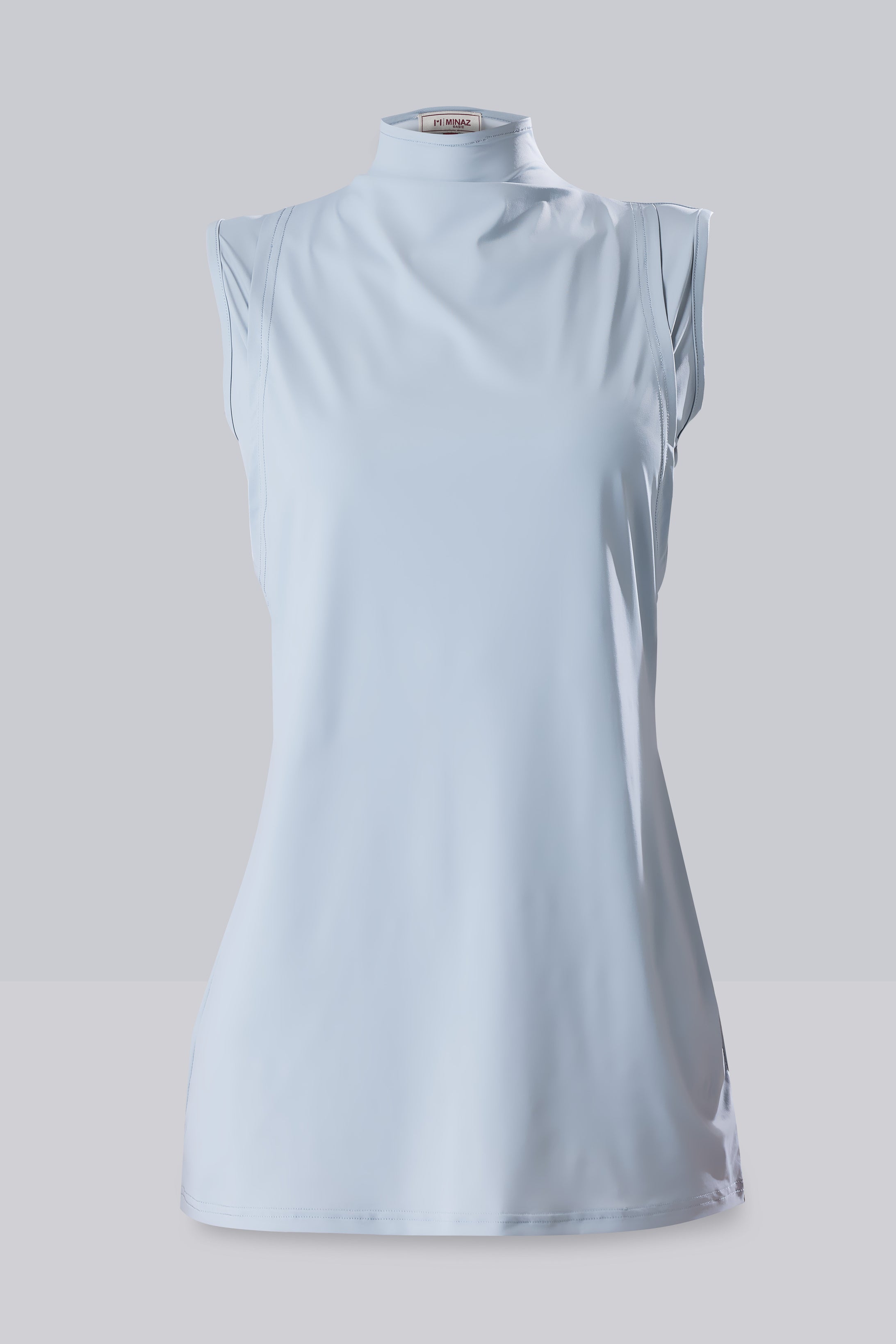 HAWA SLEEVELESS INNER TOP - BLUE GRAY