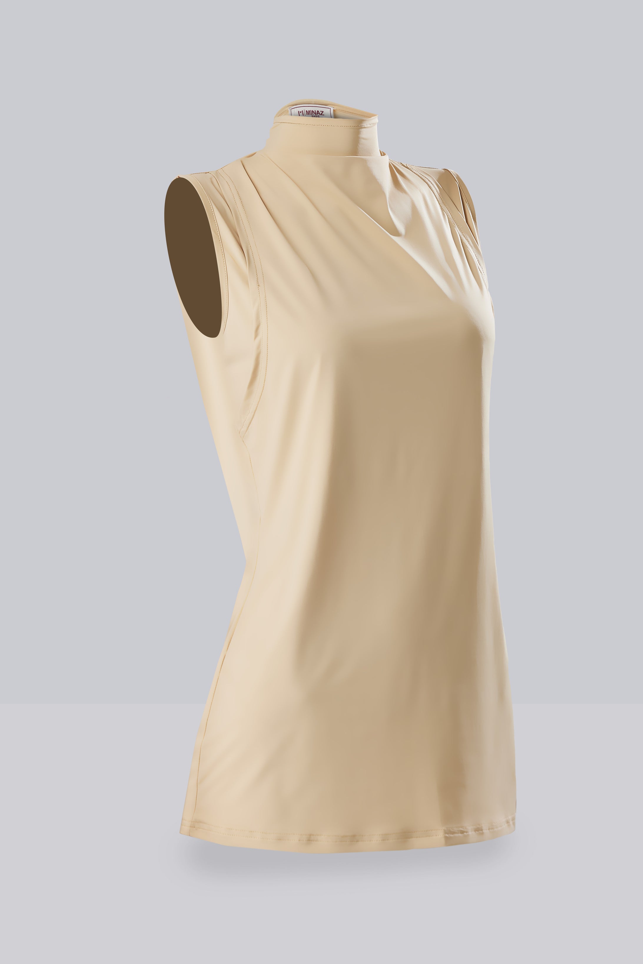 HAWA SLEEVELESS INNER TOP - NUDE