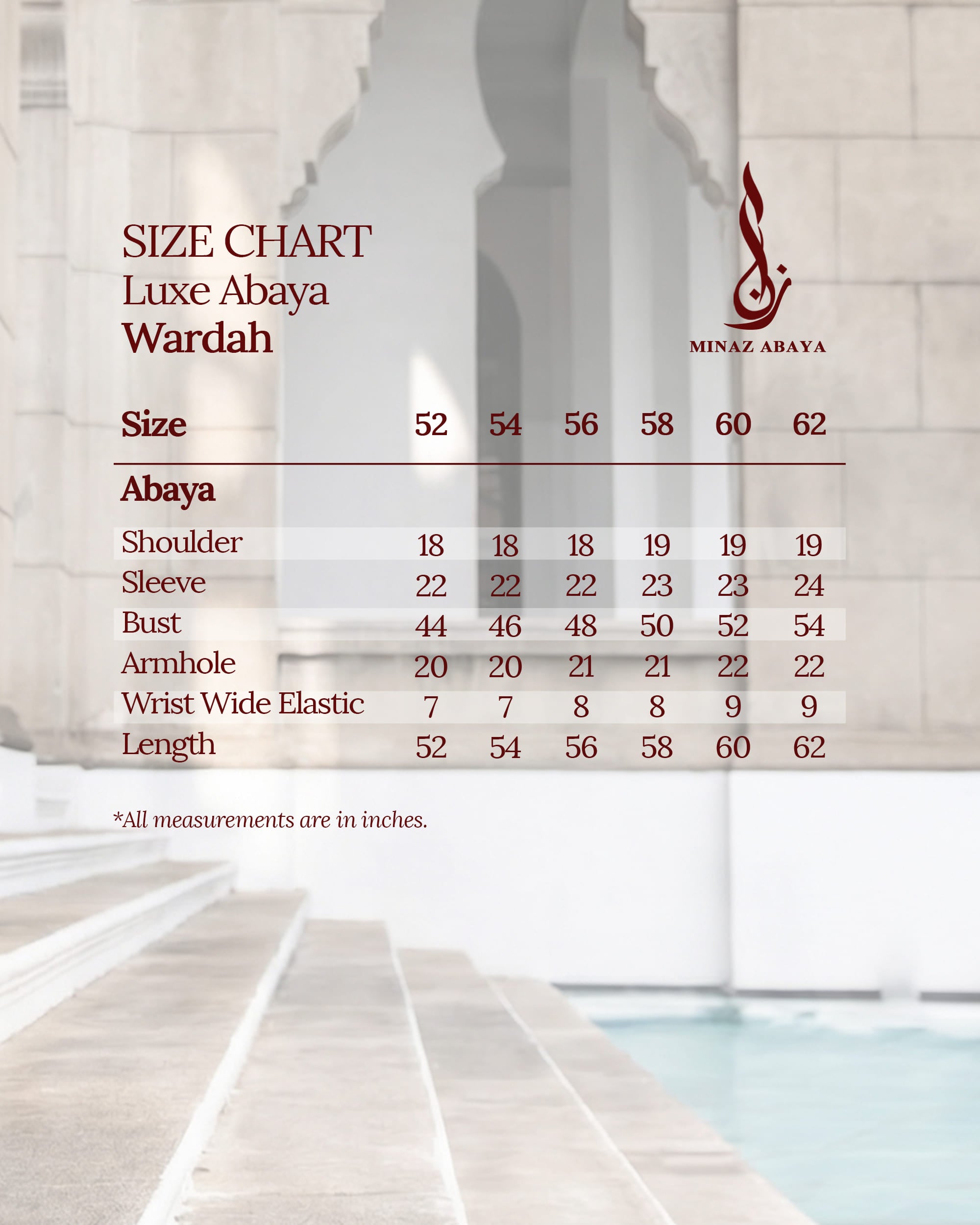 WARDAH LUXE ABAYA - CHAMPAGNE