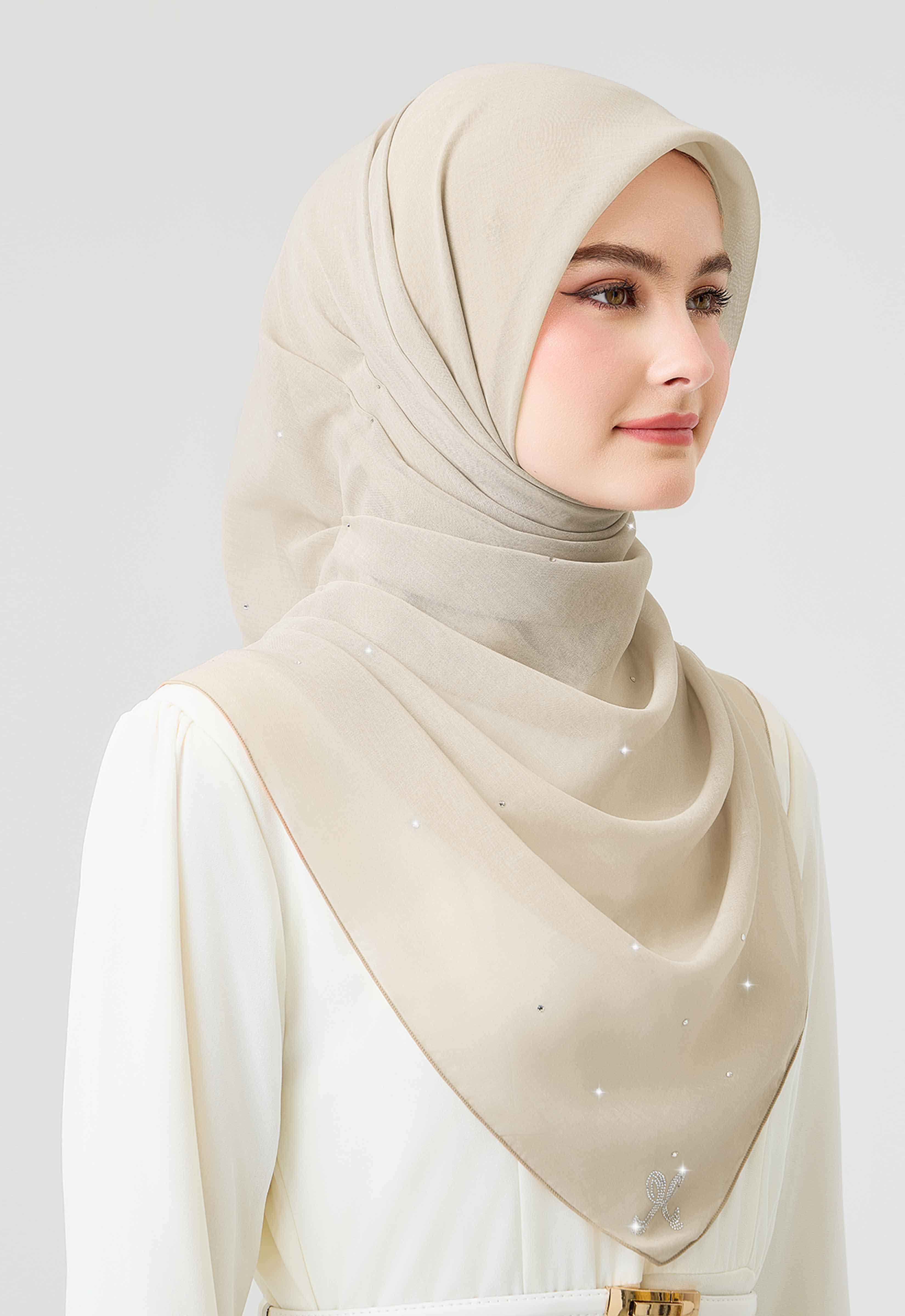 Swarovski Plain Stone - Beige