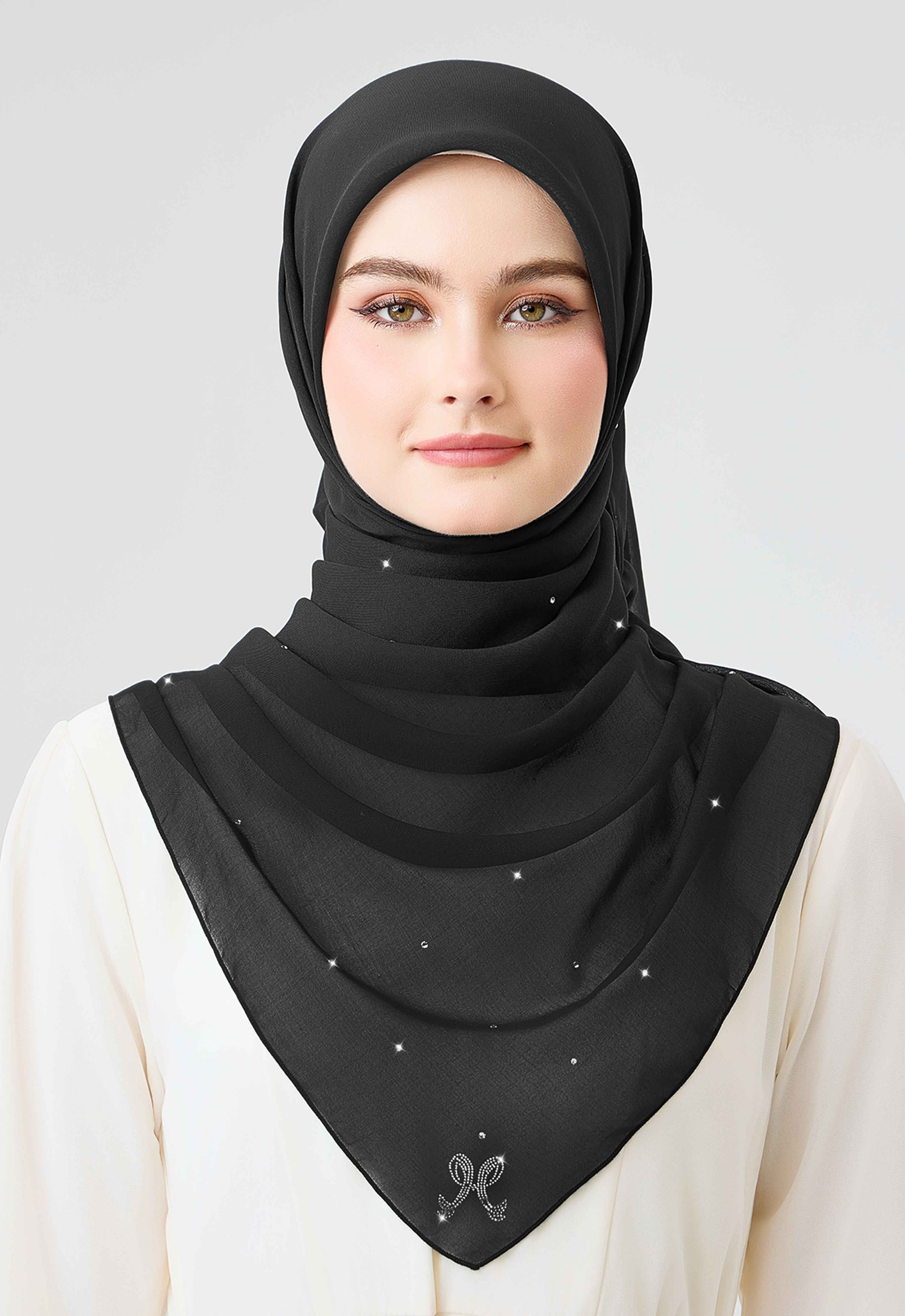 Swarovski Plain Stone - Black