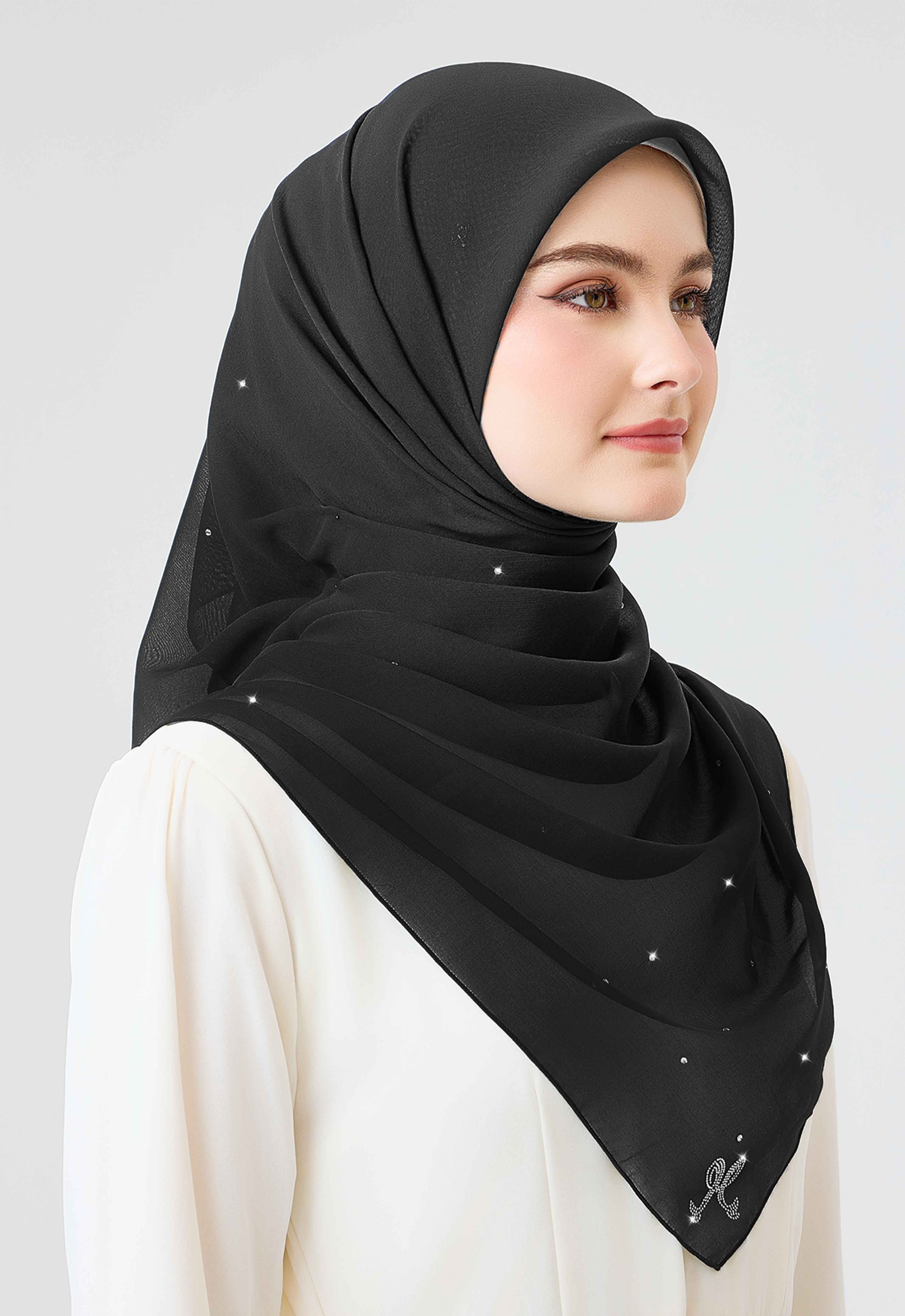 Swarovski Plain Stone - Black