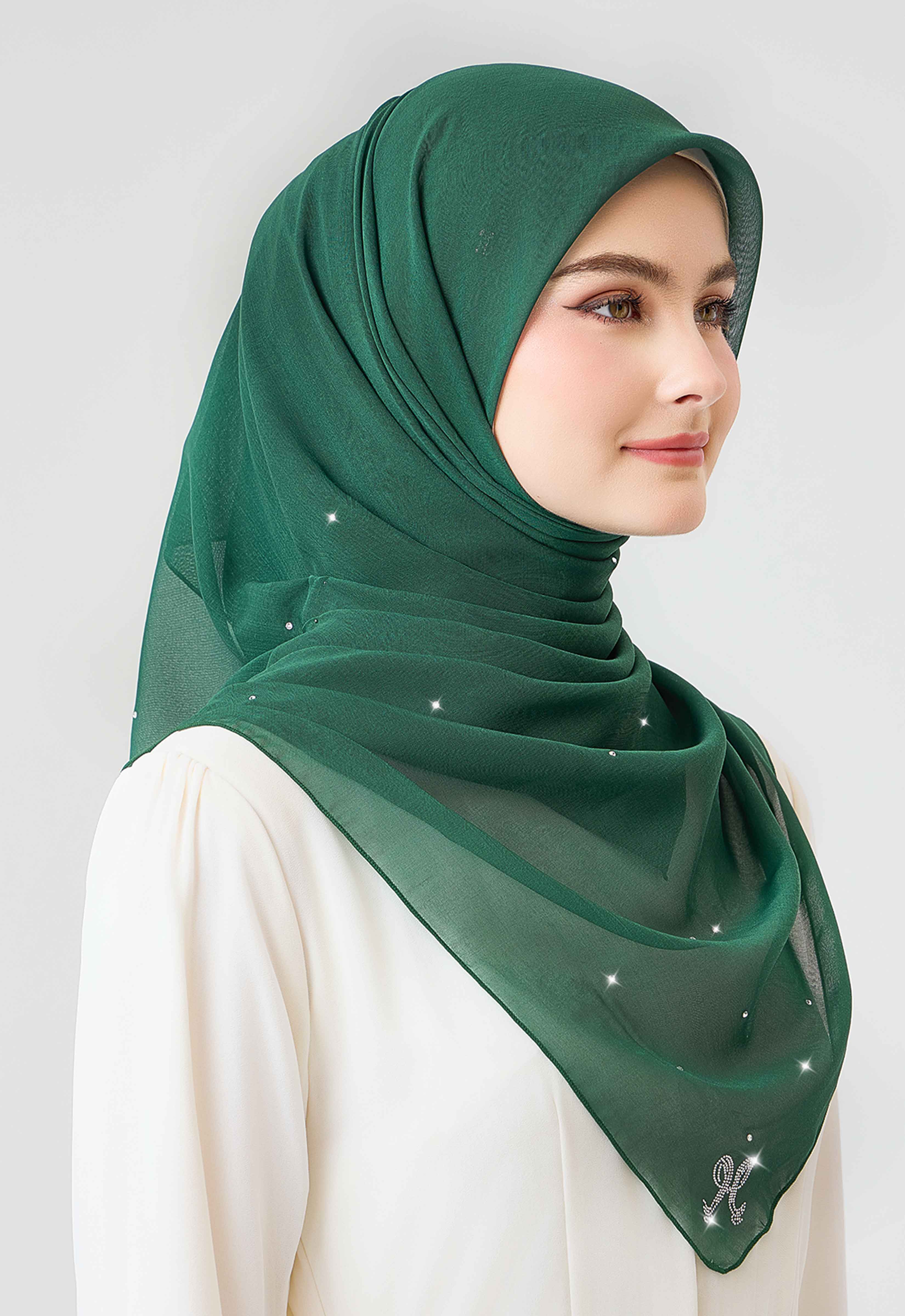Swarovski Plain Stone - Emerald Green