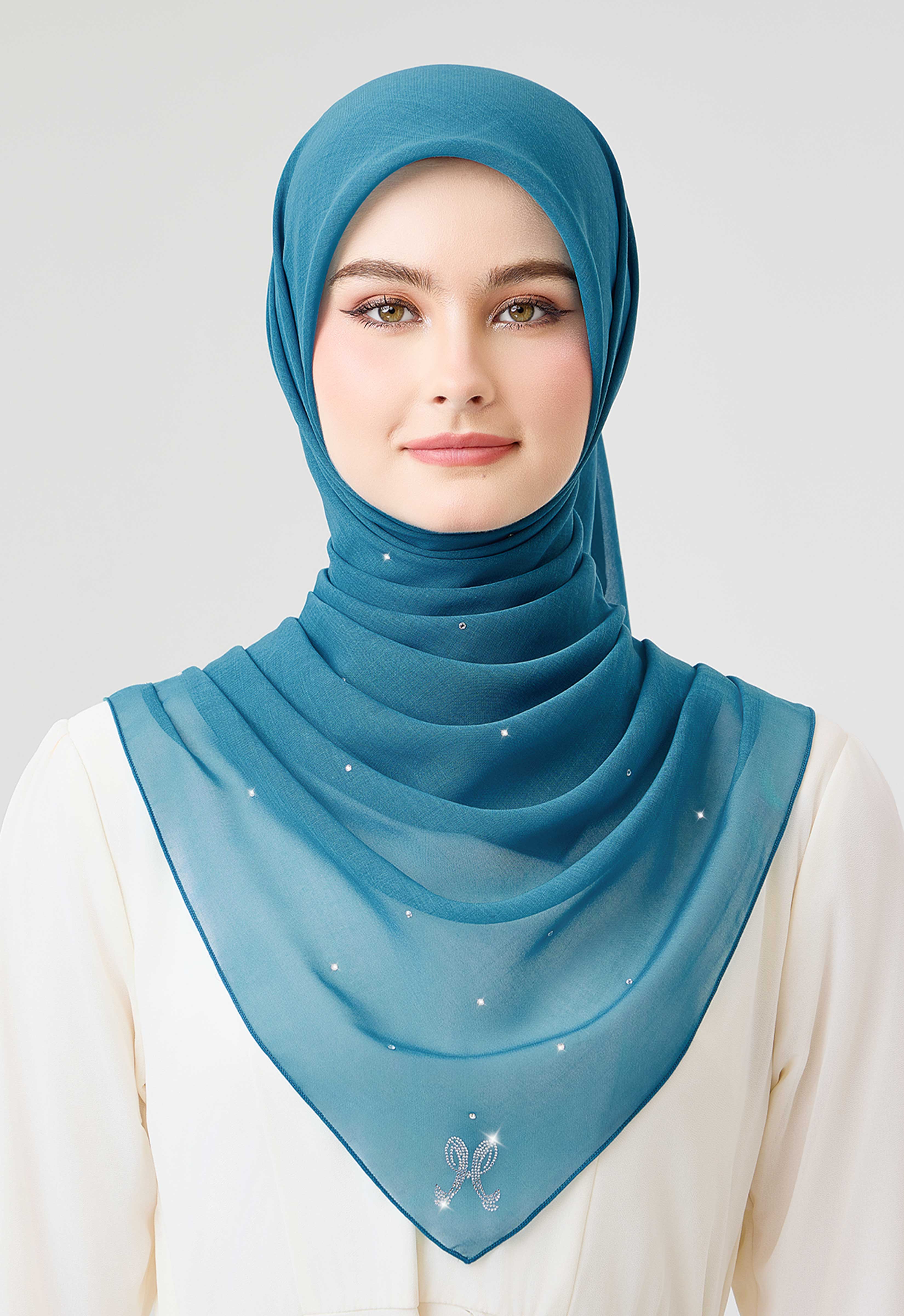 Swarovski Plain Stone - Teal Blue
