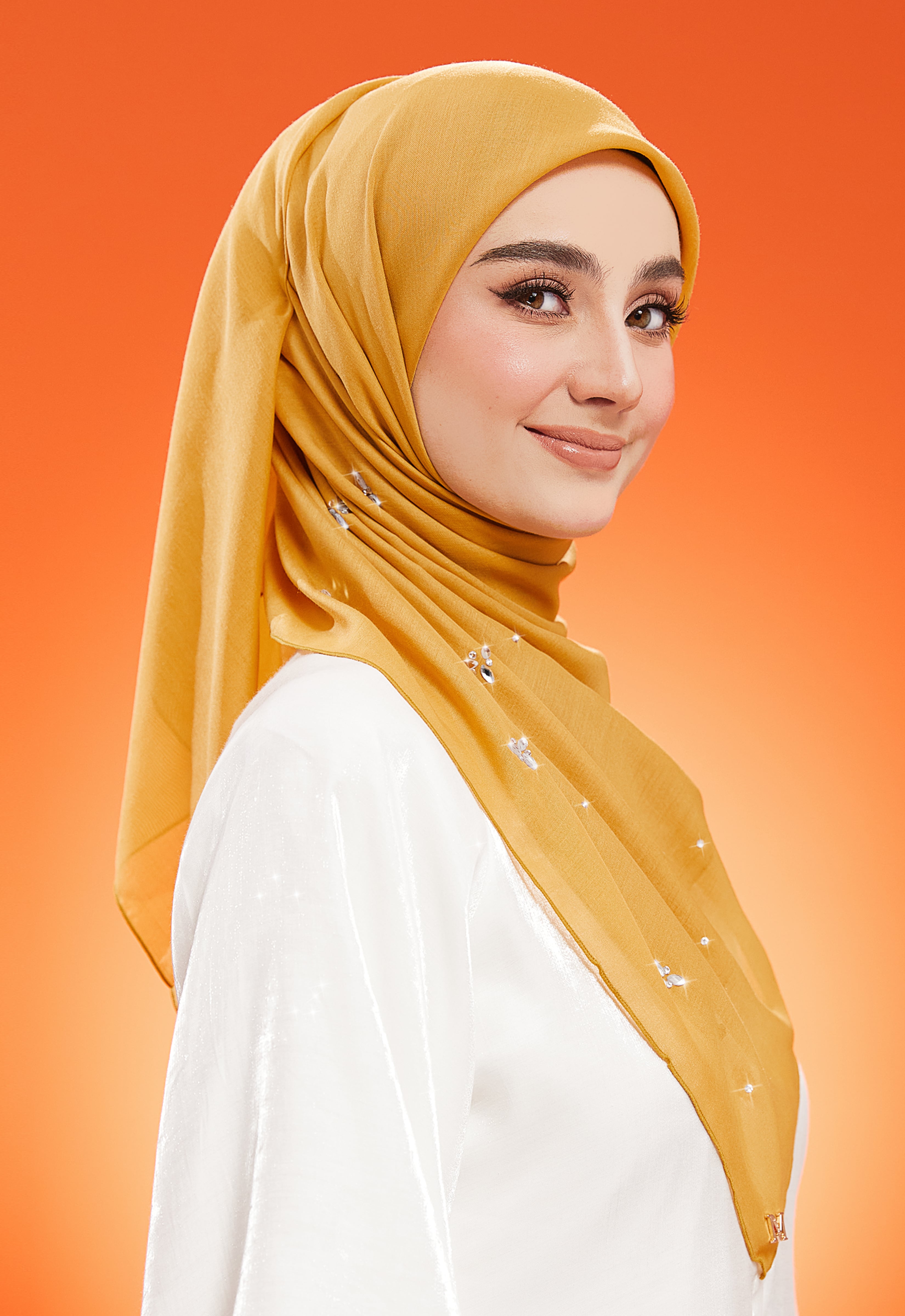 IRIS PLAIN STONE BAWAL - MUSTARD