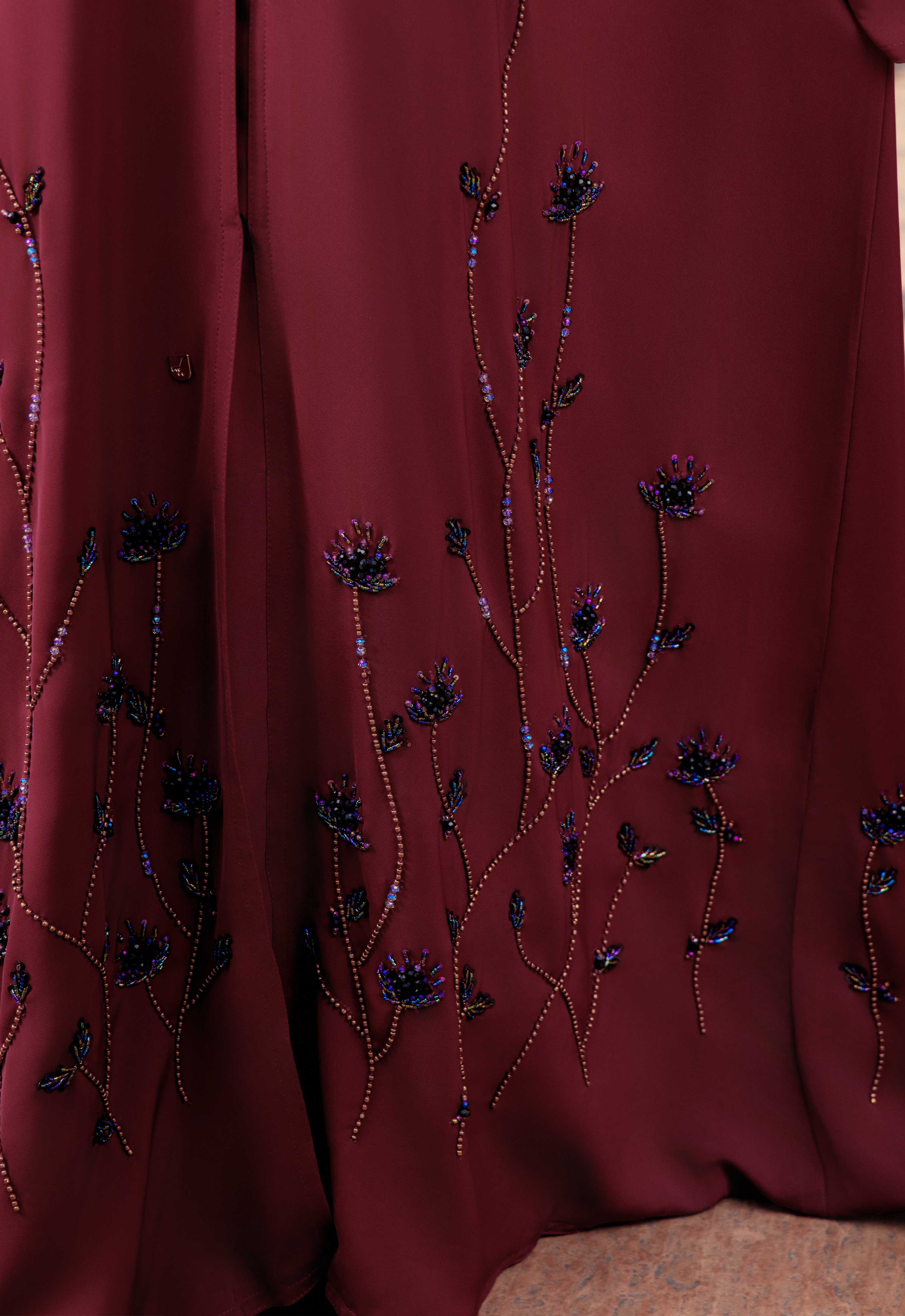 MAYSA ABAYA - MAROON
