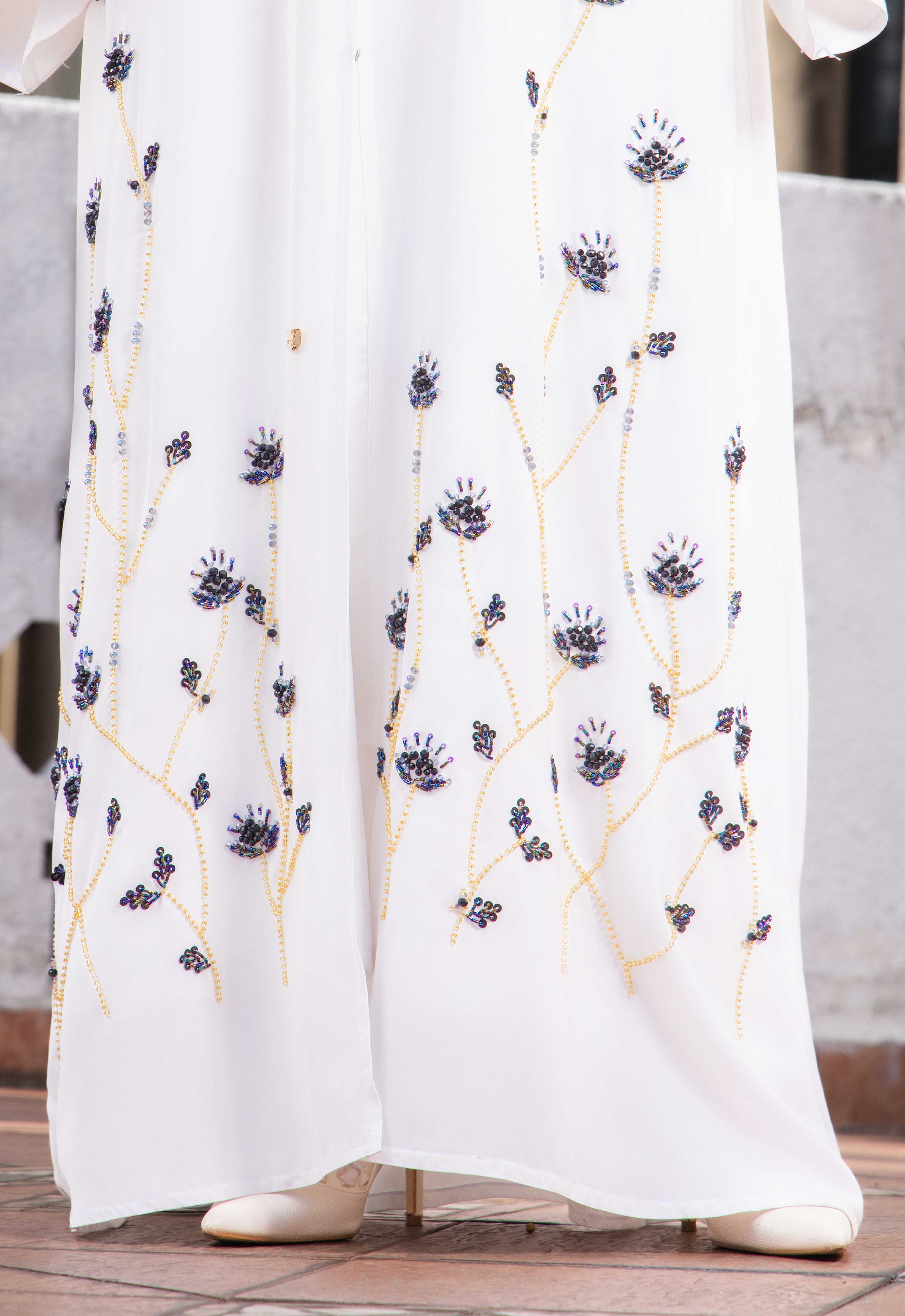 MAYSA ABAYA - OFF WHITE