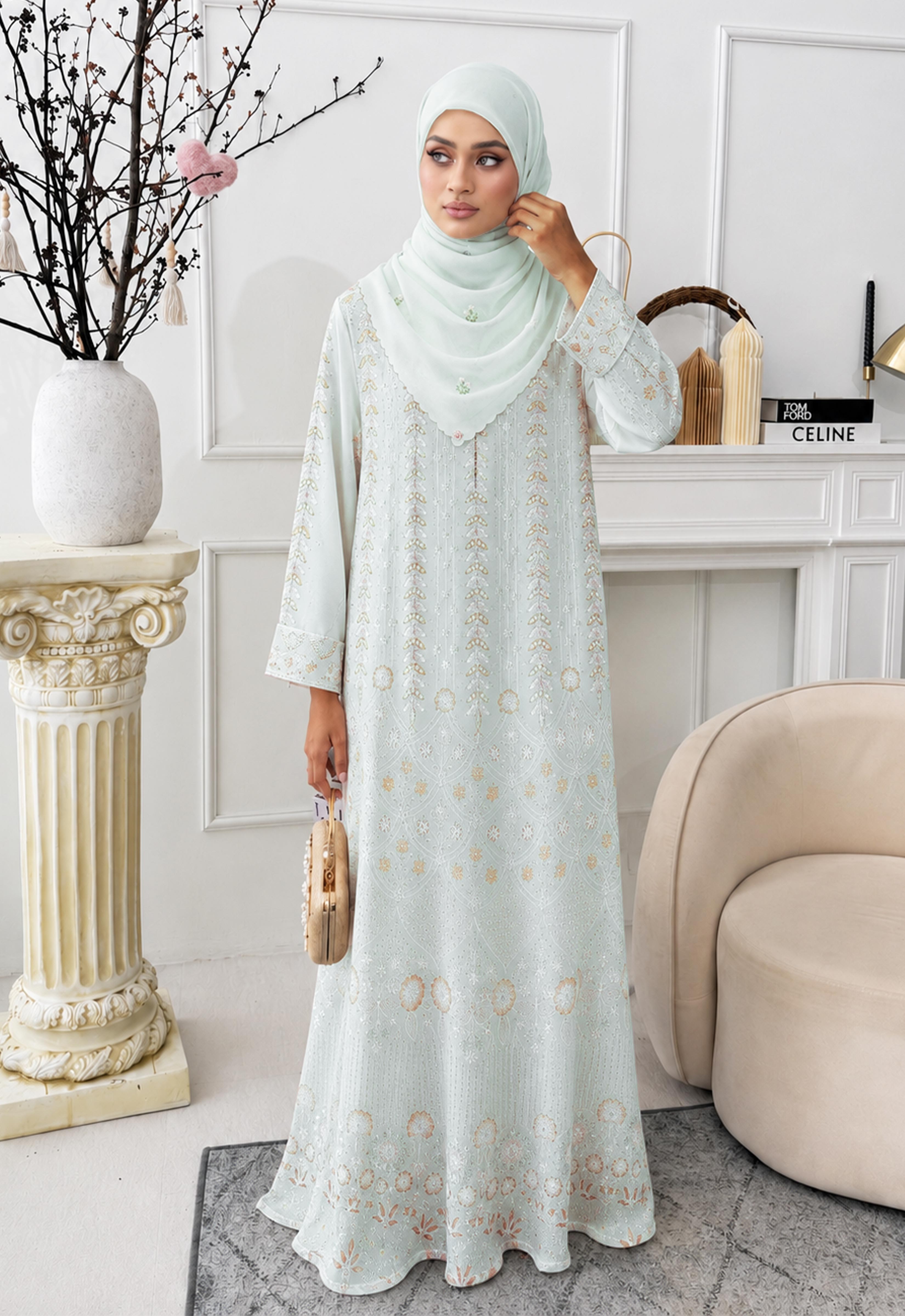 MINAZ JALABIYA | NADINE PRINTED JALABIYA