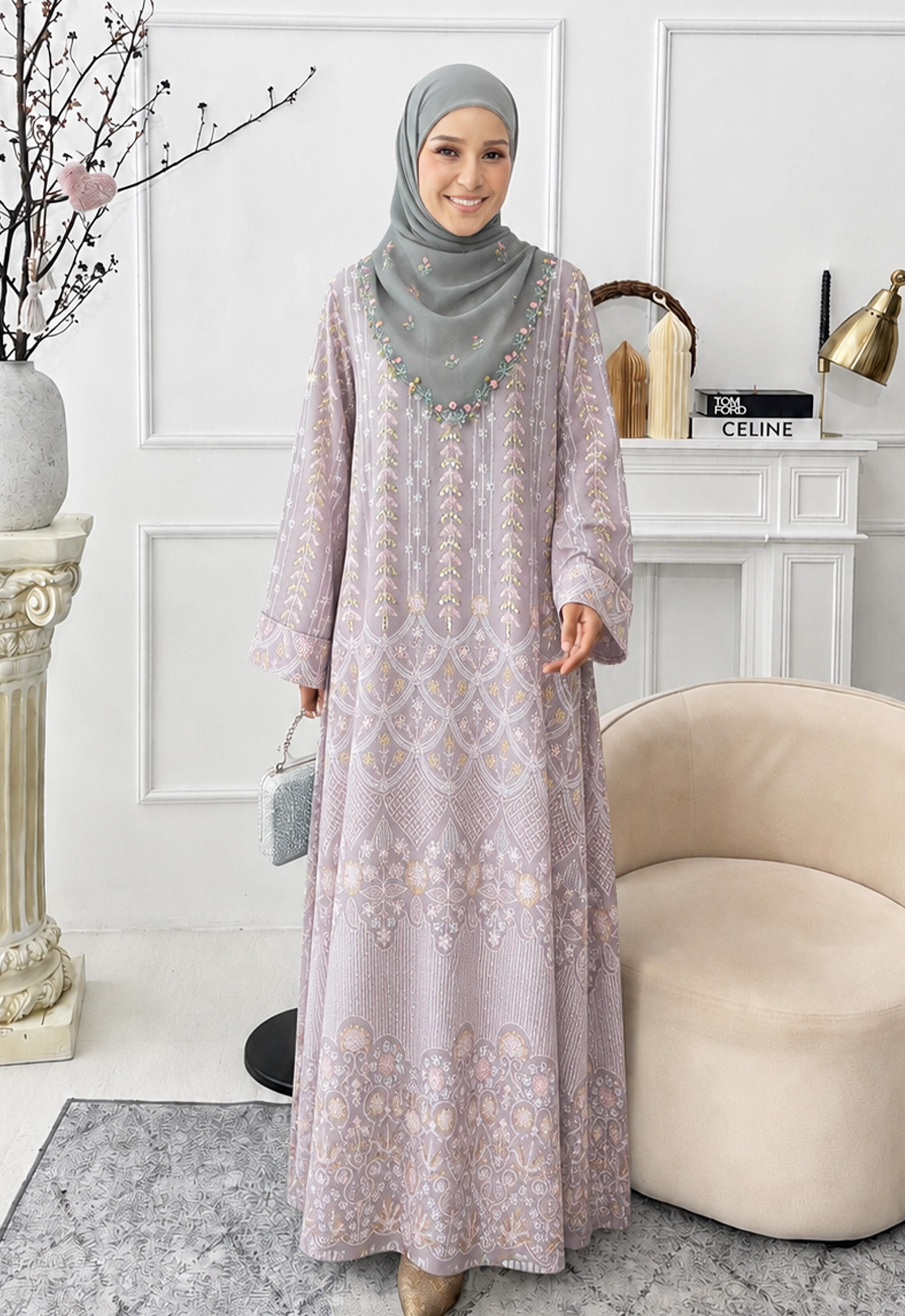 MINAZ JALABIYA | NADINE PRINTED JALABIYA