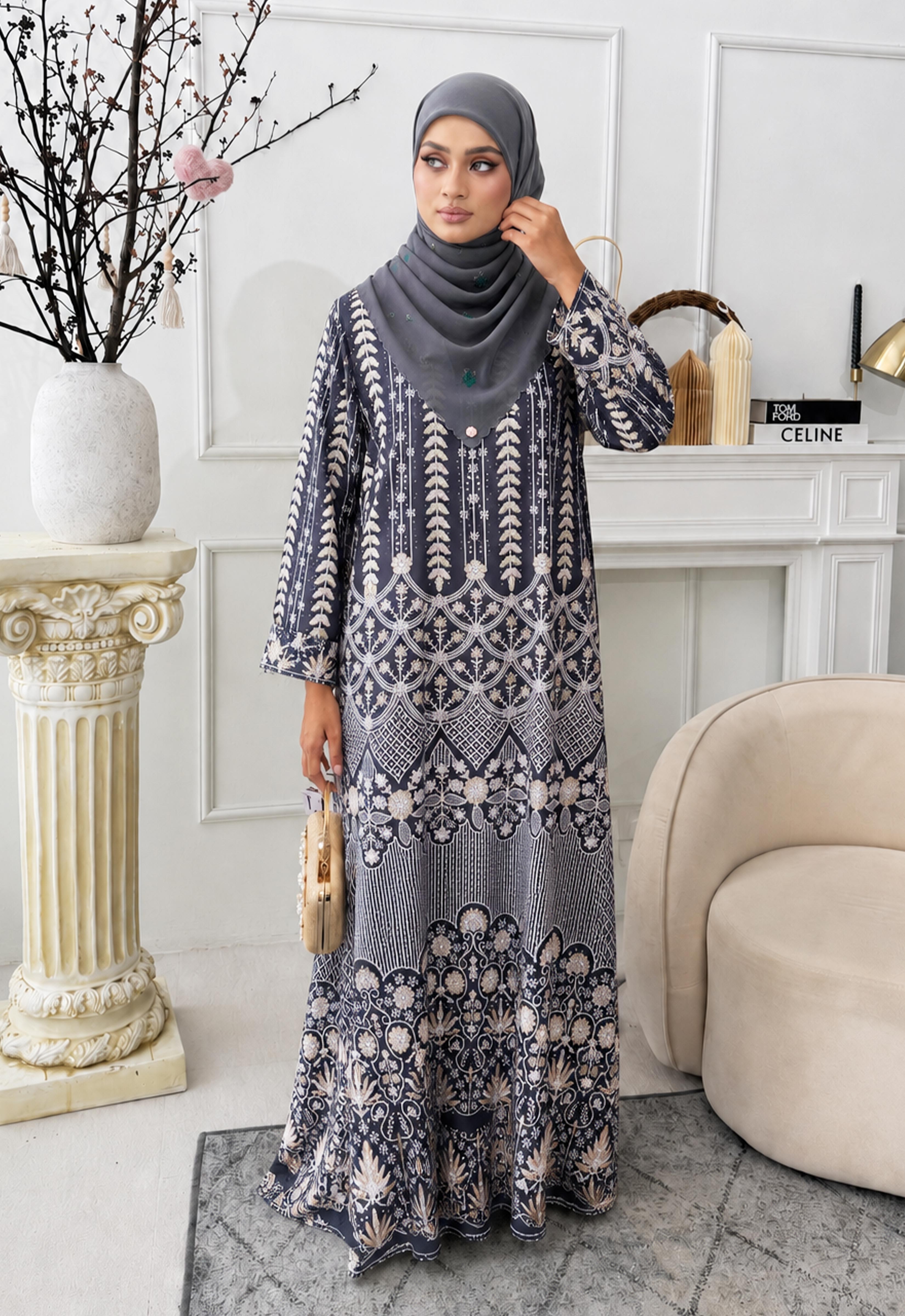 MINAZ JALABIYA | NADINE PRINTED JALABIYA