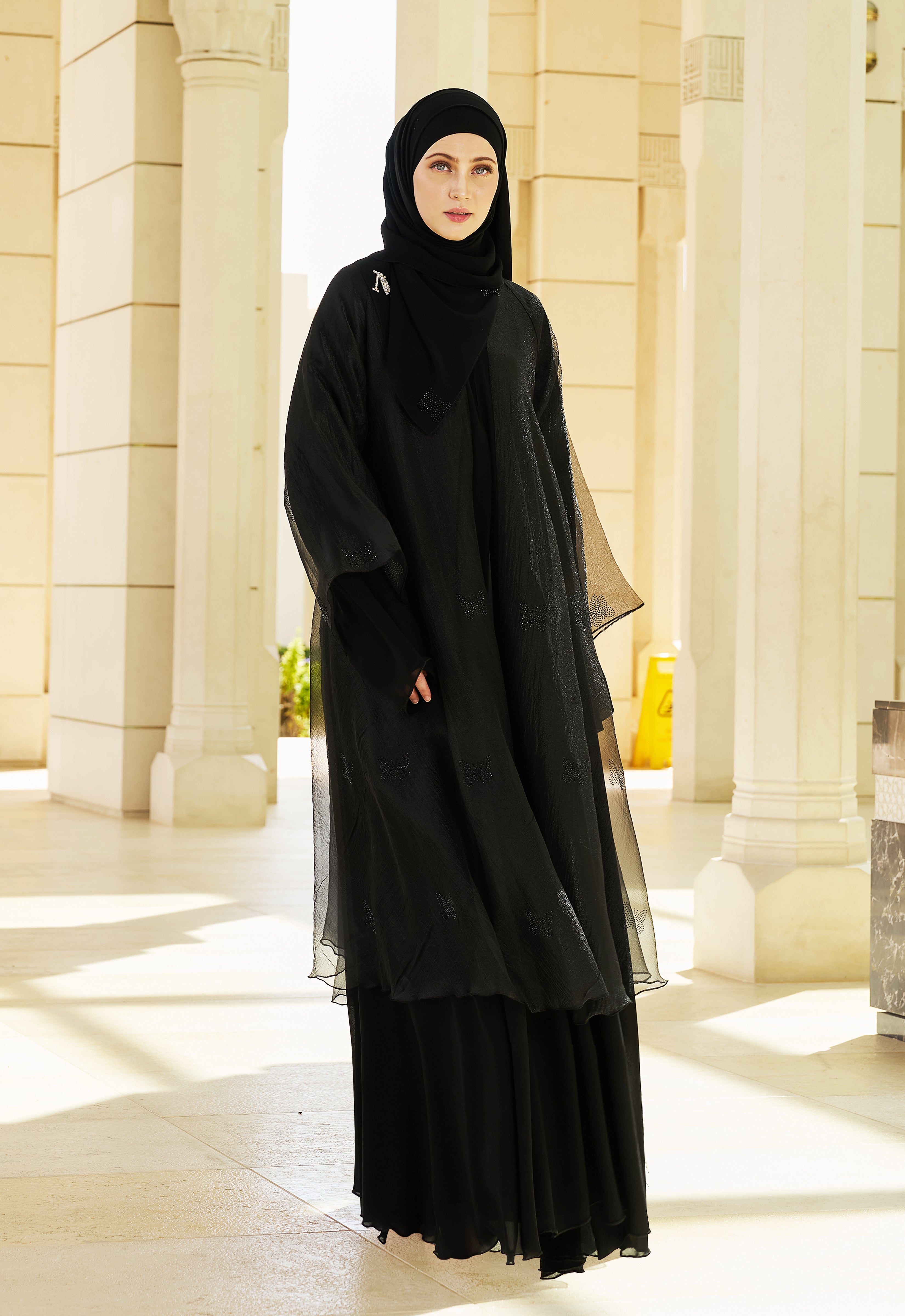 NAYLA CLASSIC ABAYA - BLACK