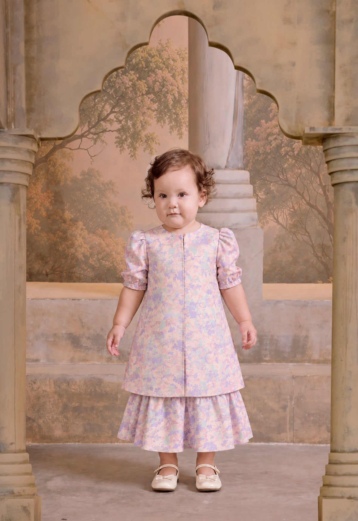 LUXE SERIES | NAYRA BABY DRESS - LILAC