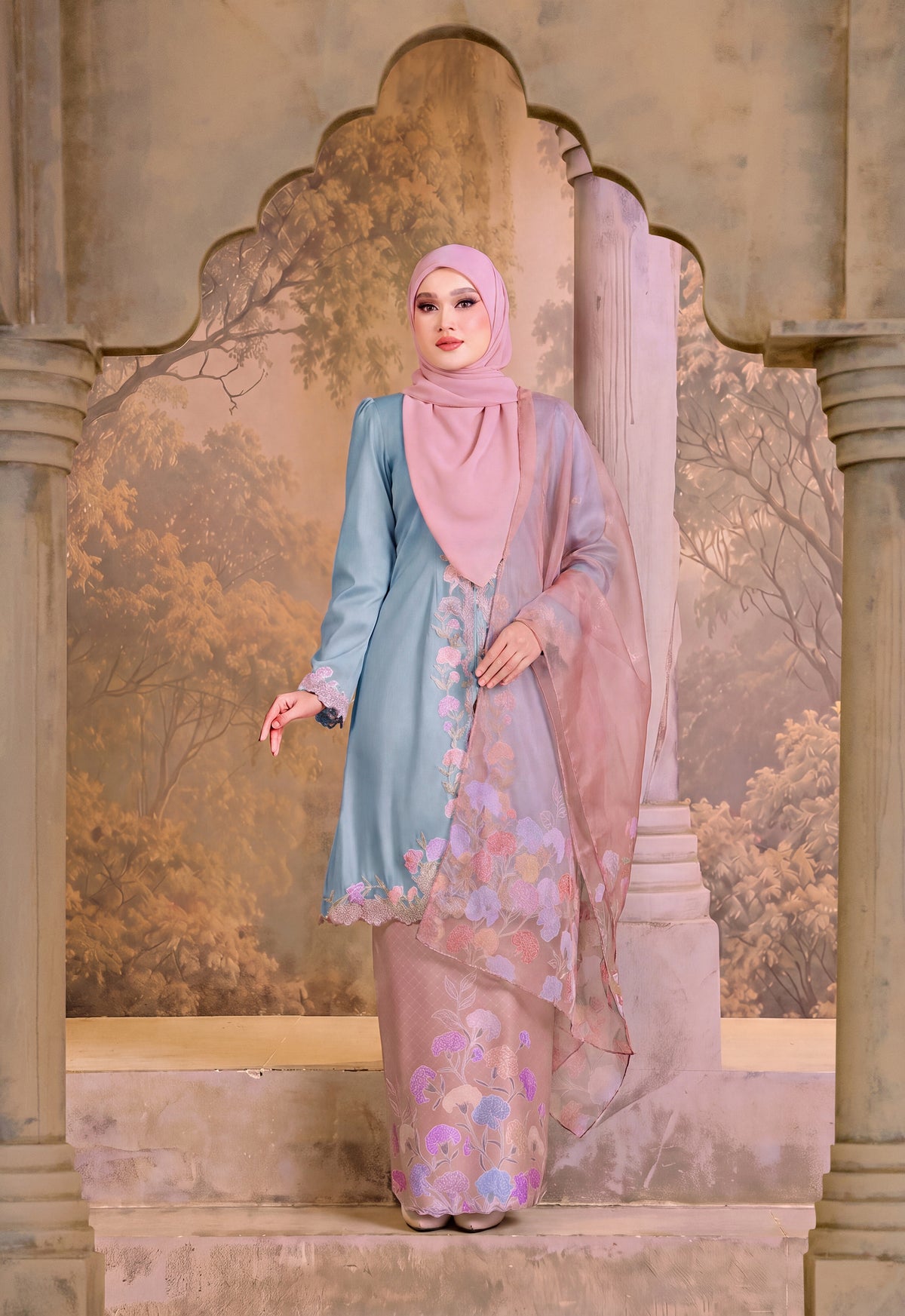 NIRMALA SERIES | NIRMALA  KEBAYA SULAM - AQUA MELON