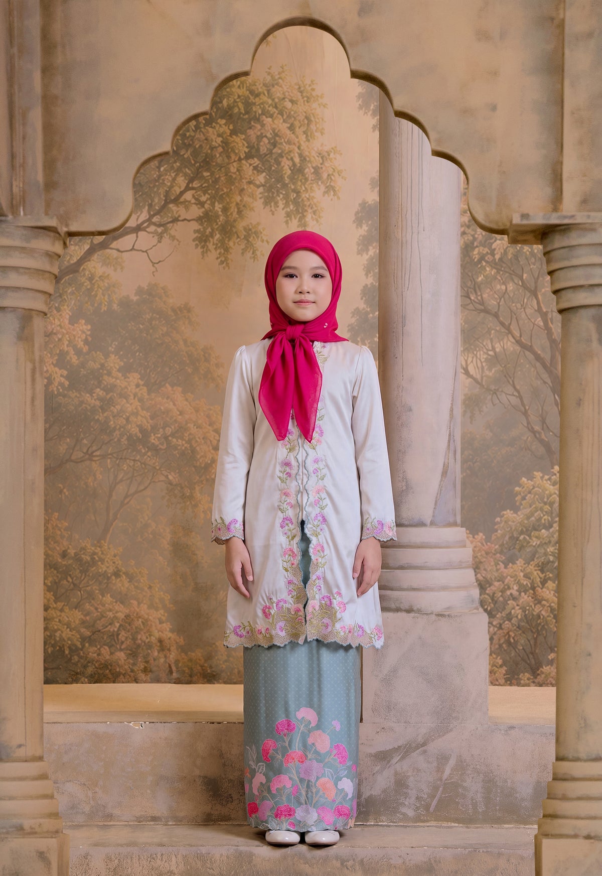 NIRMALA SERIES | NIRMALA  KEBAYA SULAM KIDS - VANILLA FOREST