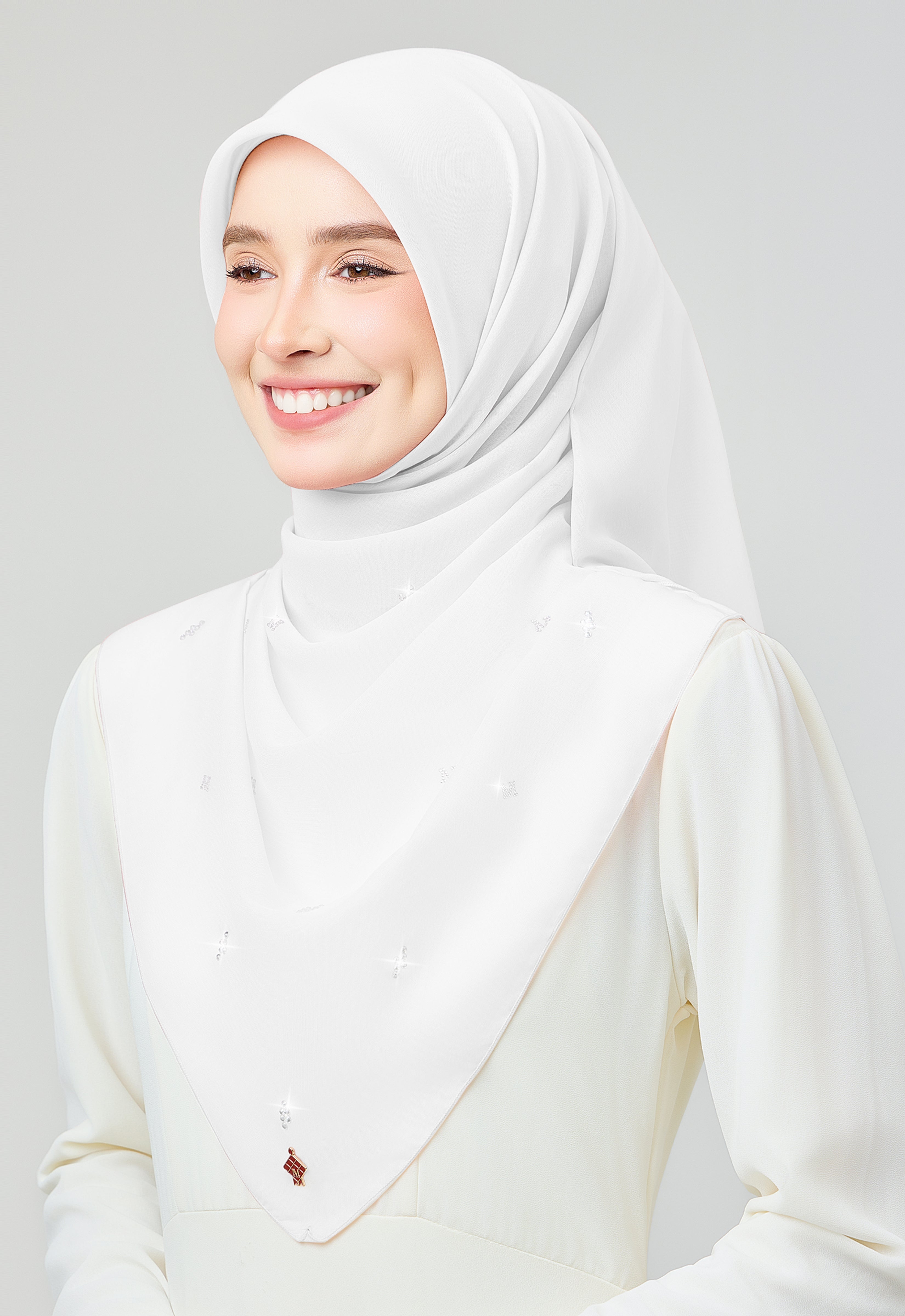 SETULUS RAYA PLAIN STONE - OFF WHITE