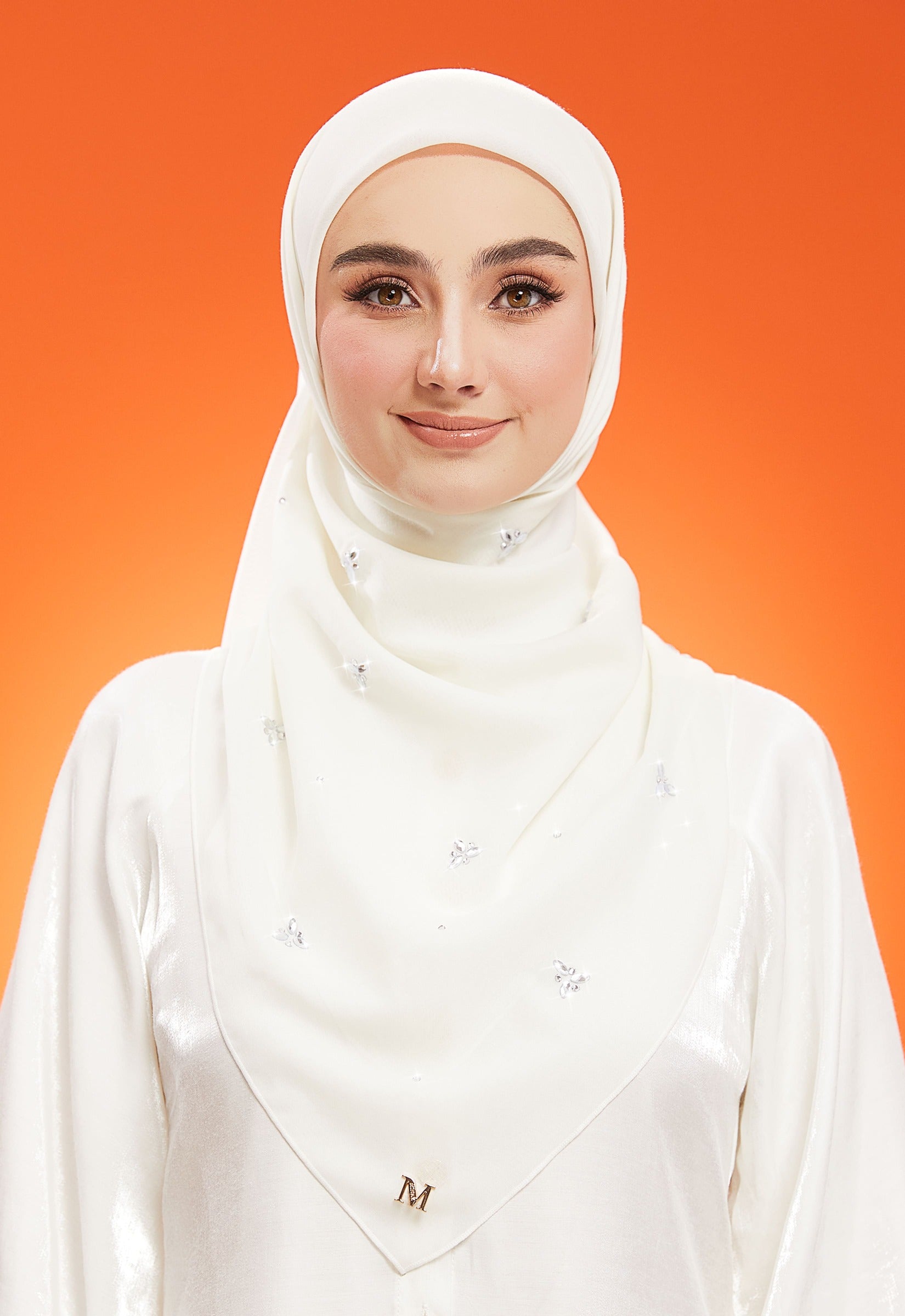 IRIS PLAIN STONE BAWAL - OFF WHITE