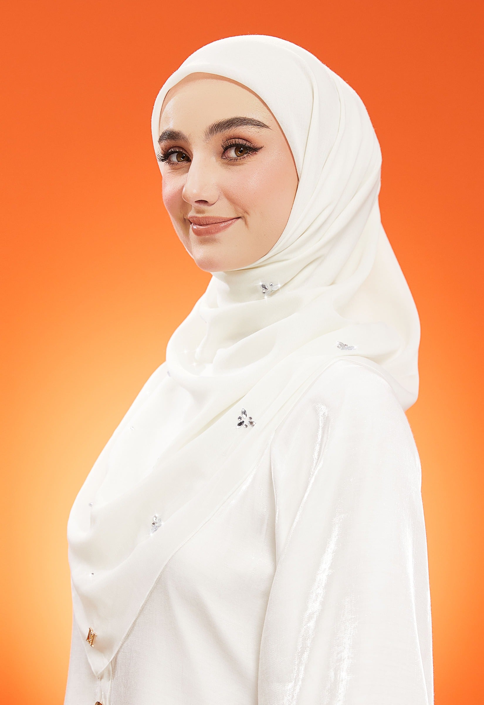 IRIS PLAIN STONE BAWAL - OFF WHITE