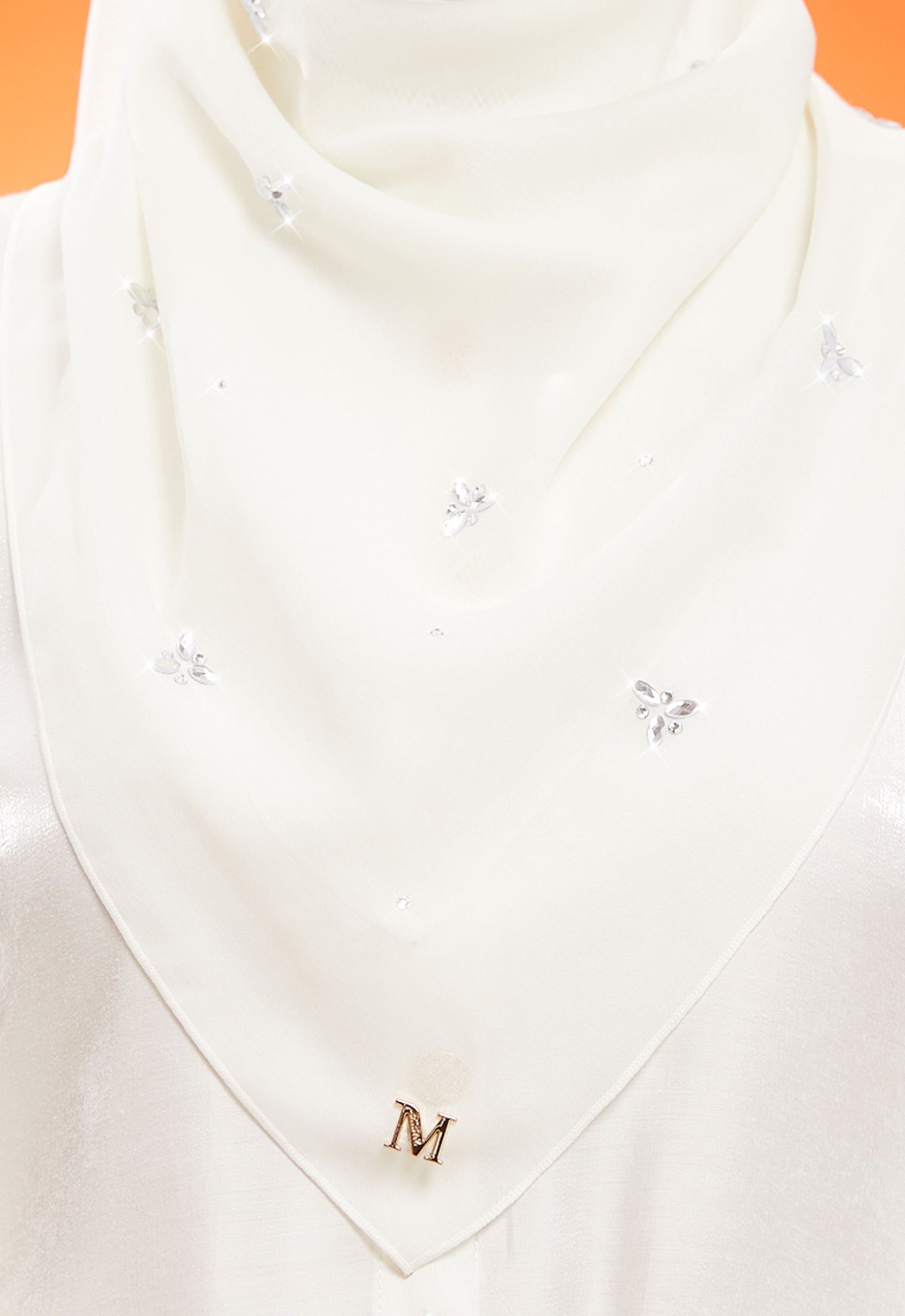 IRIS PLAIN STONE BAWAL - OFF WHITE