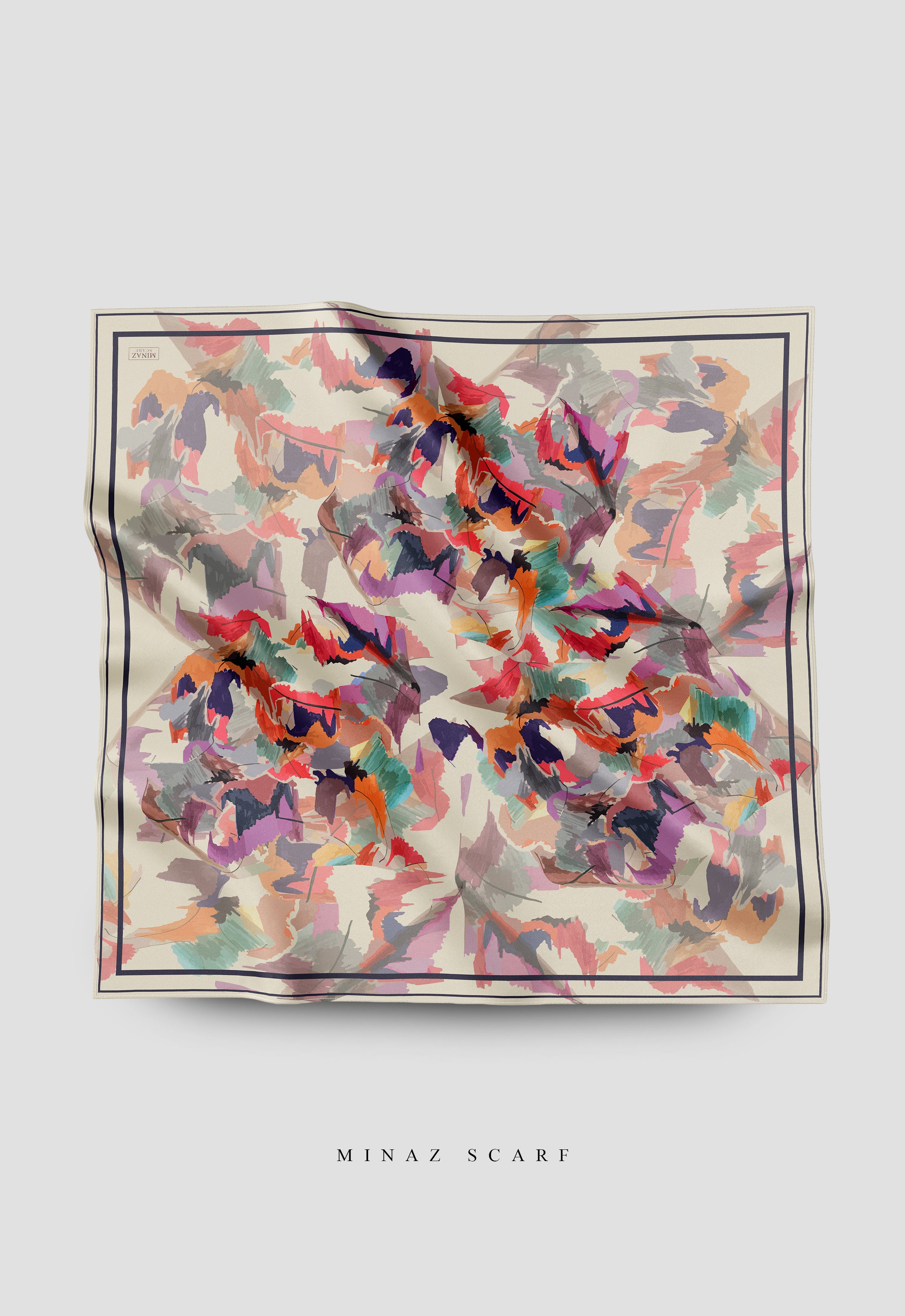 MINAZ Scarf | Origami - Beige
