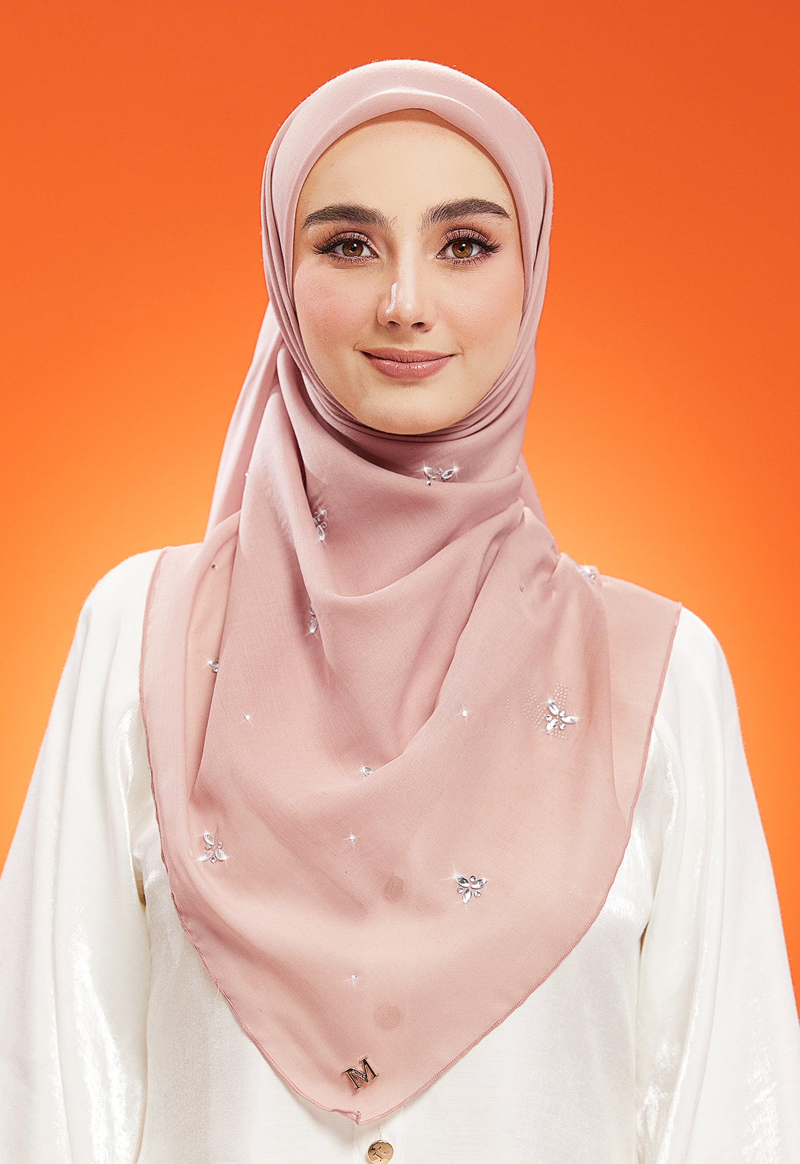 IRIS PLAIN STONE BAWAL - PASTEL PINK