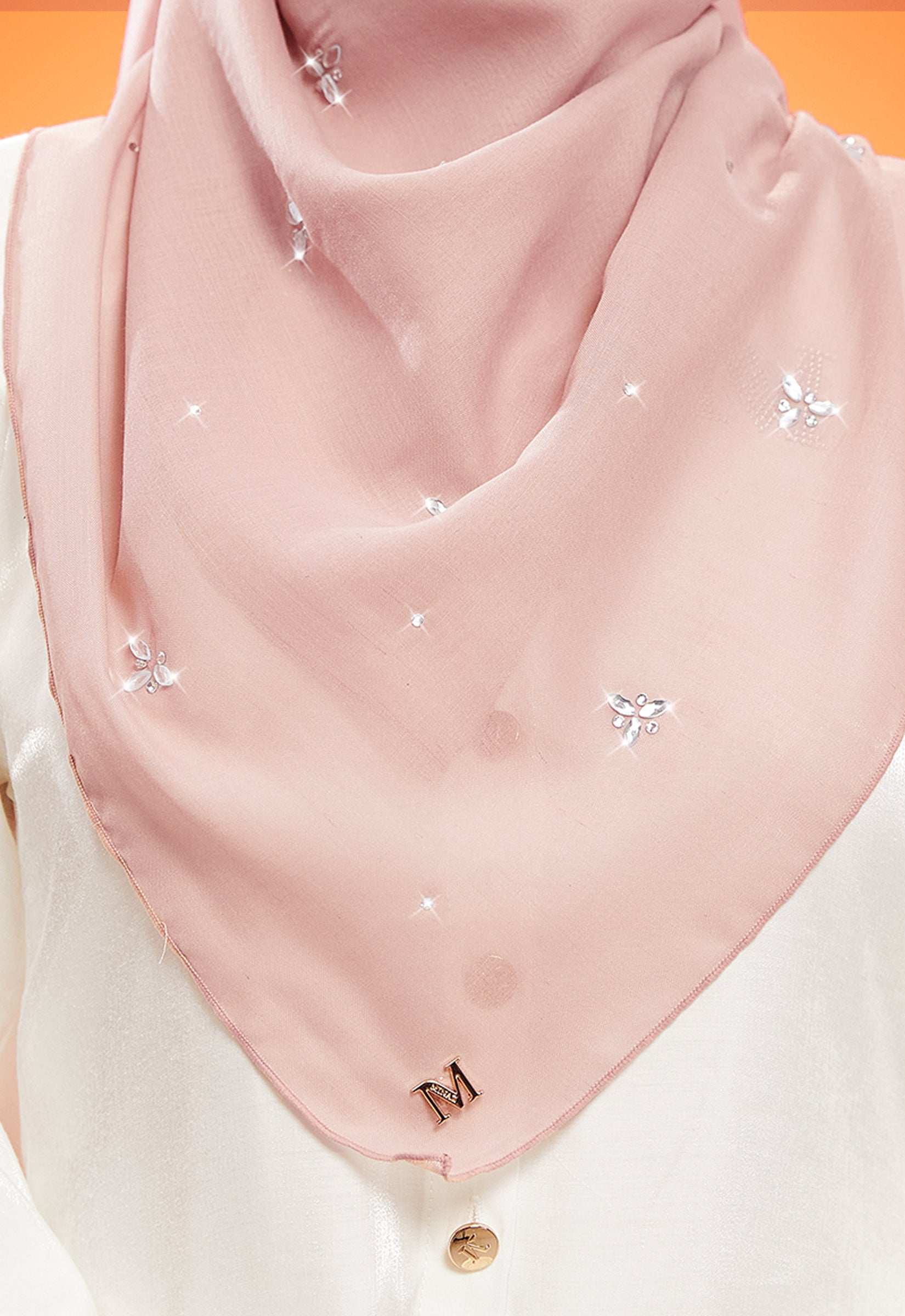 IRIS PLAIN STONE BAWAL - PASTEL PINK