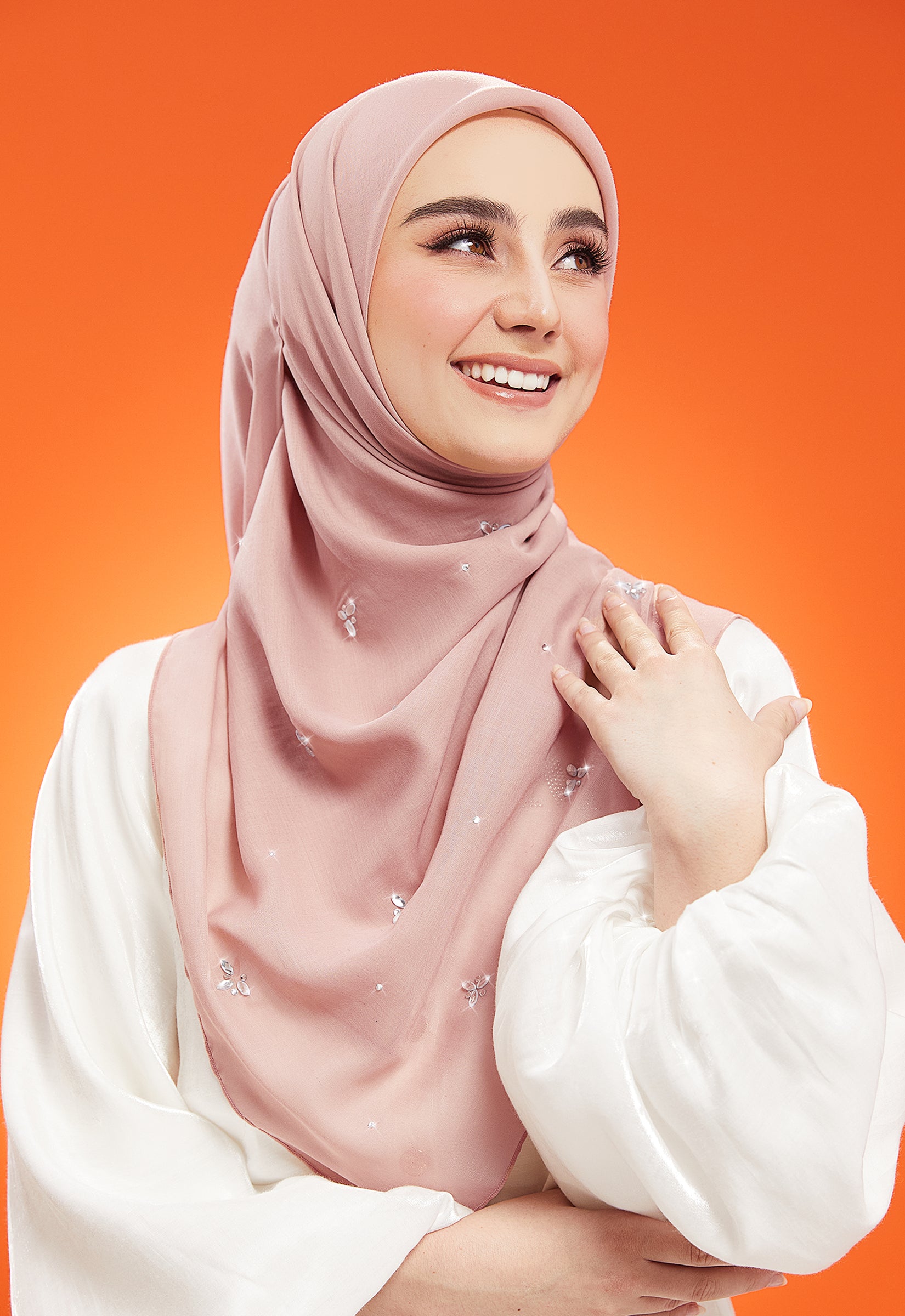 IRIS PLAIN STONE BAWAL - PASTEL PINK