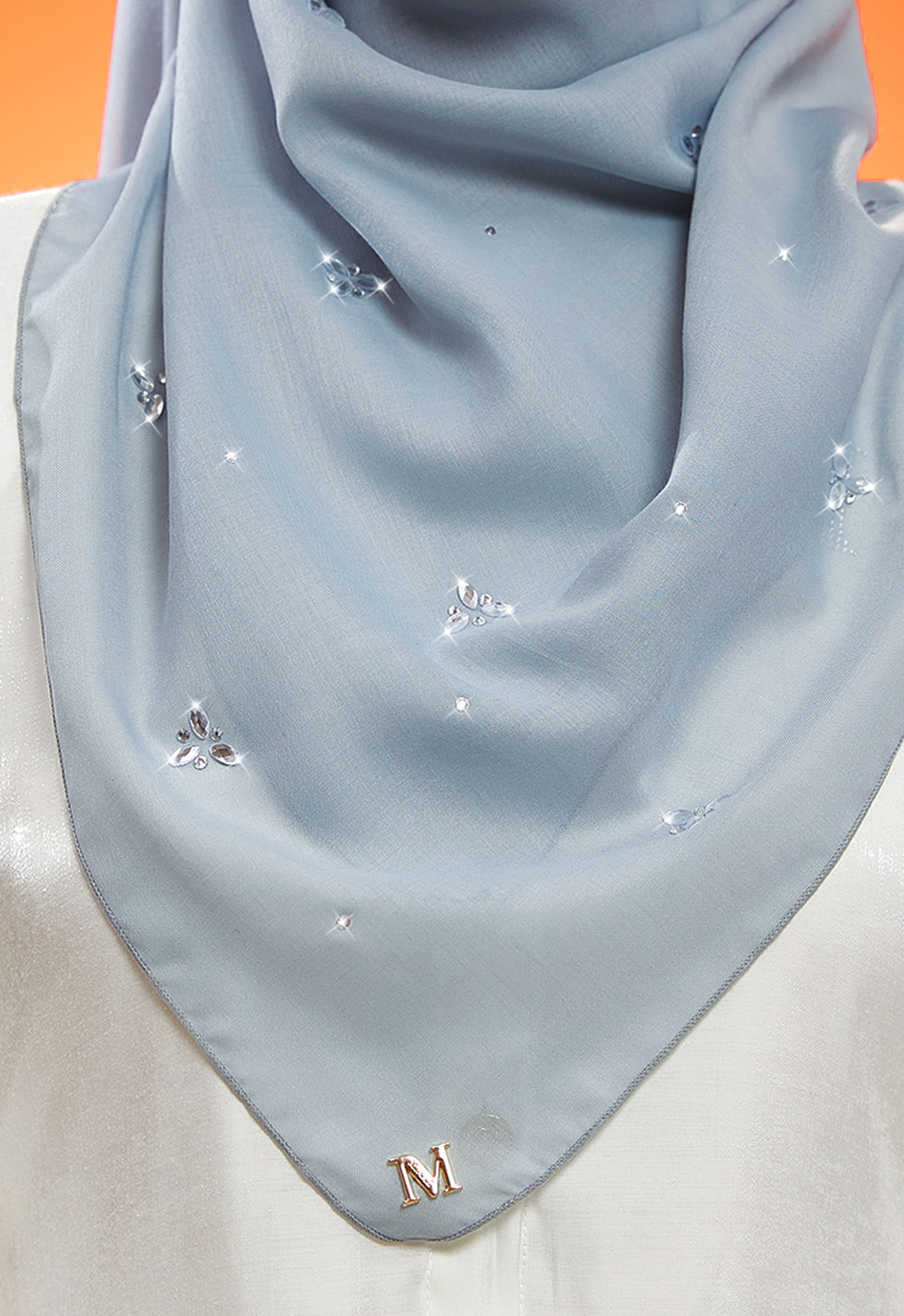 IRIS PLAIN STONE BAWAL - POWDER BLUE