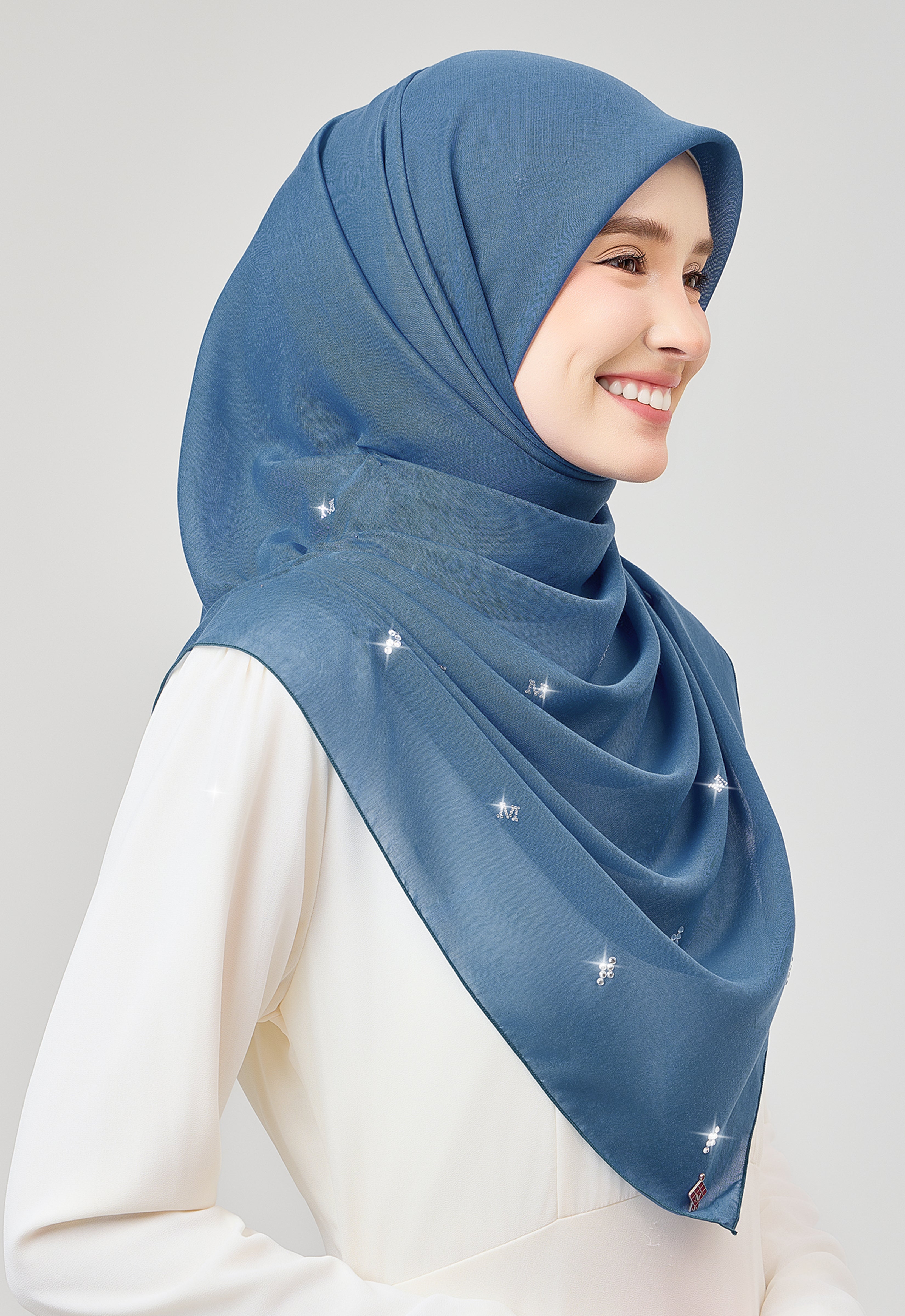 SETULUS RAYA PLAIN STONE - PRUSSIAN BLUE