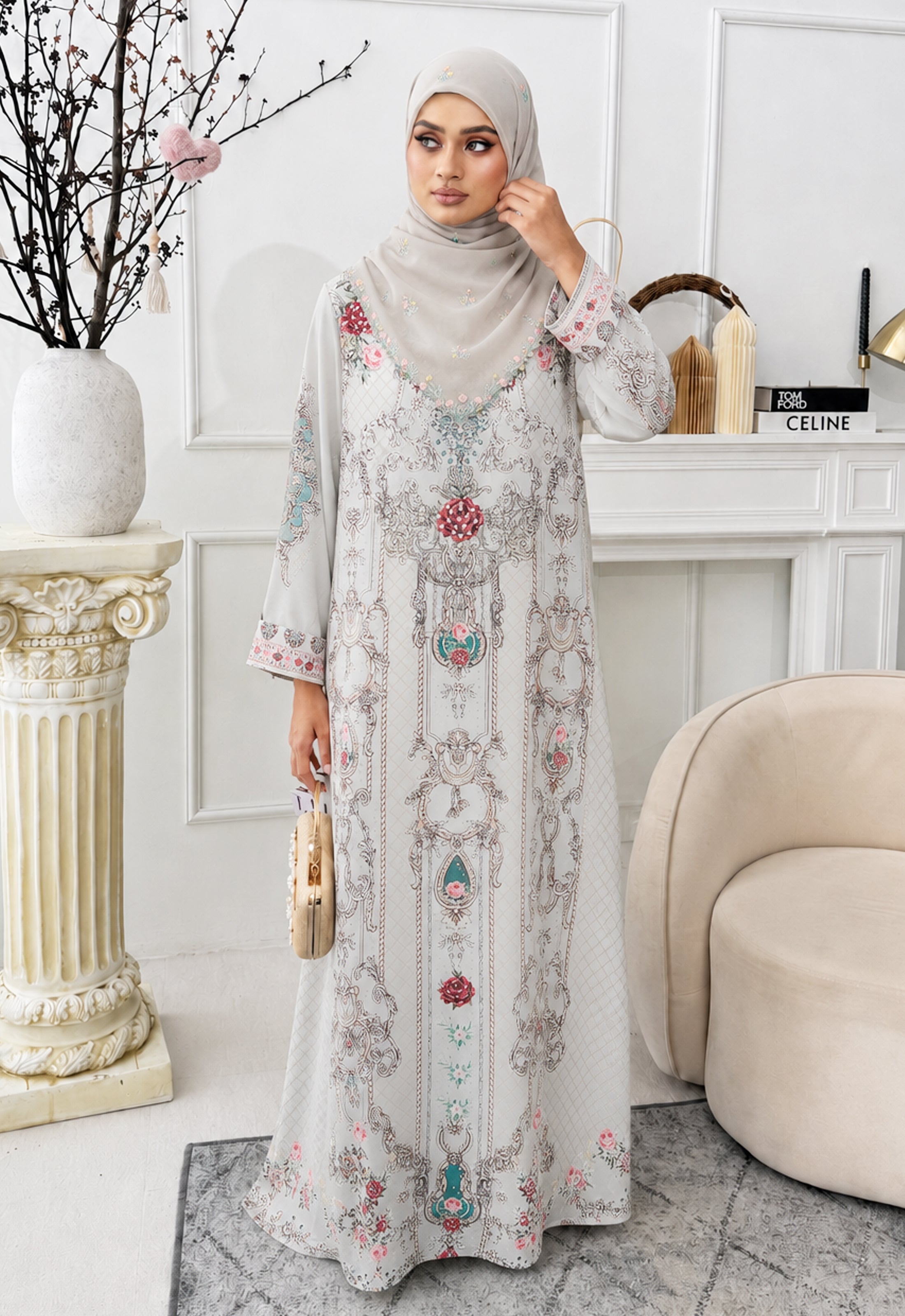 MINAZ JALABIYA | QAMRA PRINTED JALABIYA